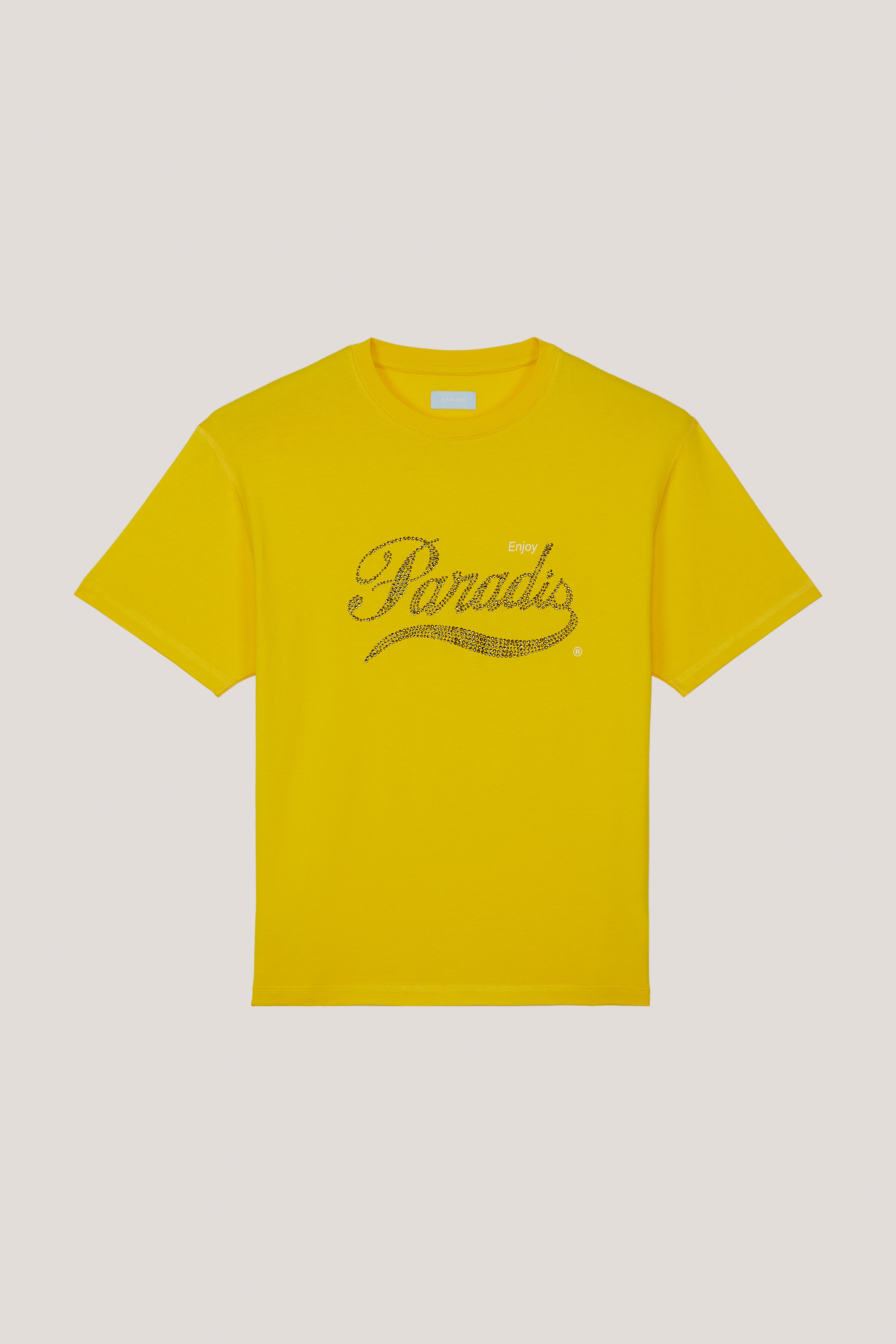 "Enjoy Paradis" Crystal Rhinestone T-Shirt