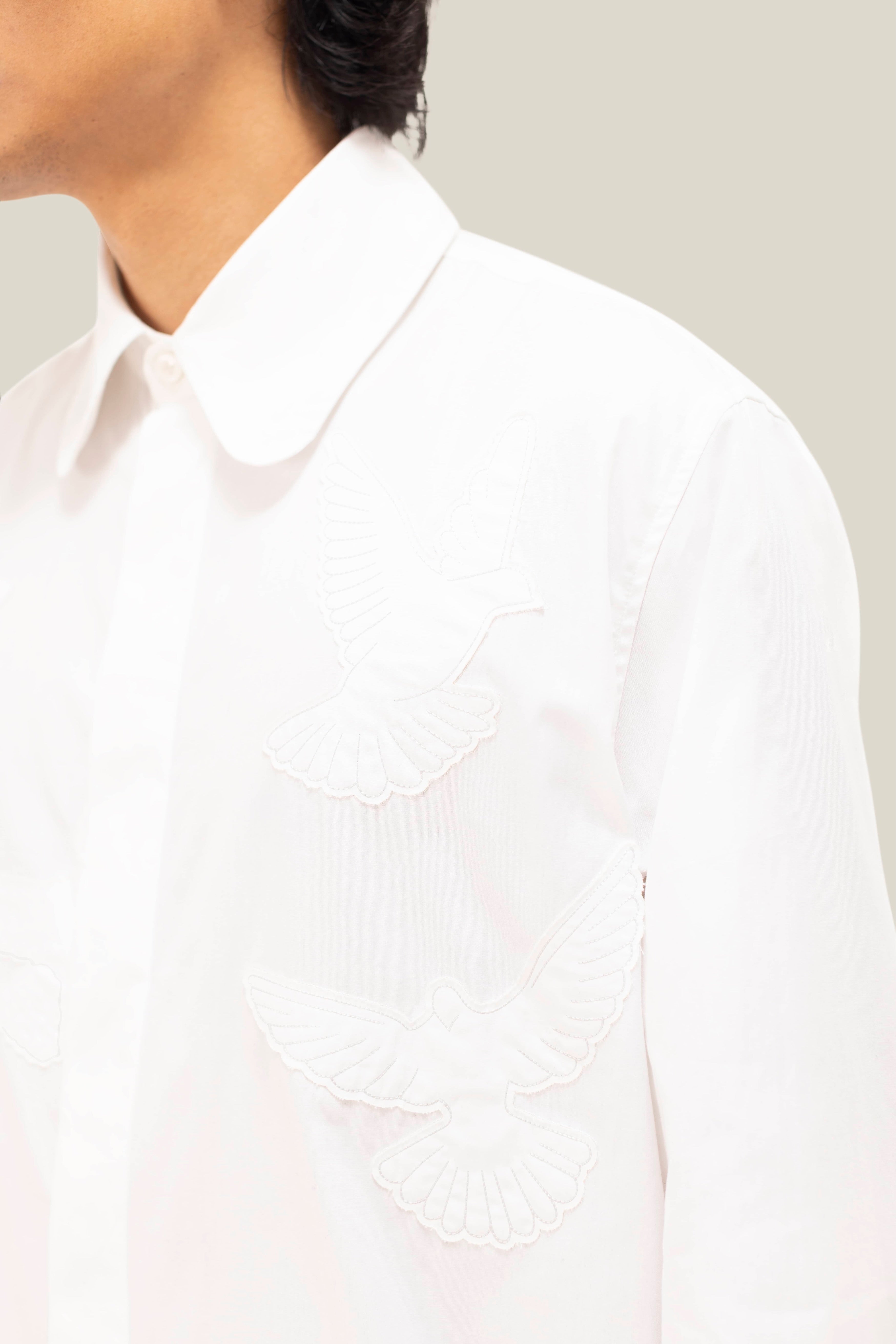 Flying Doves Button Shirt