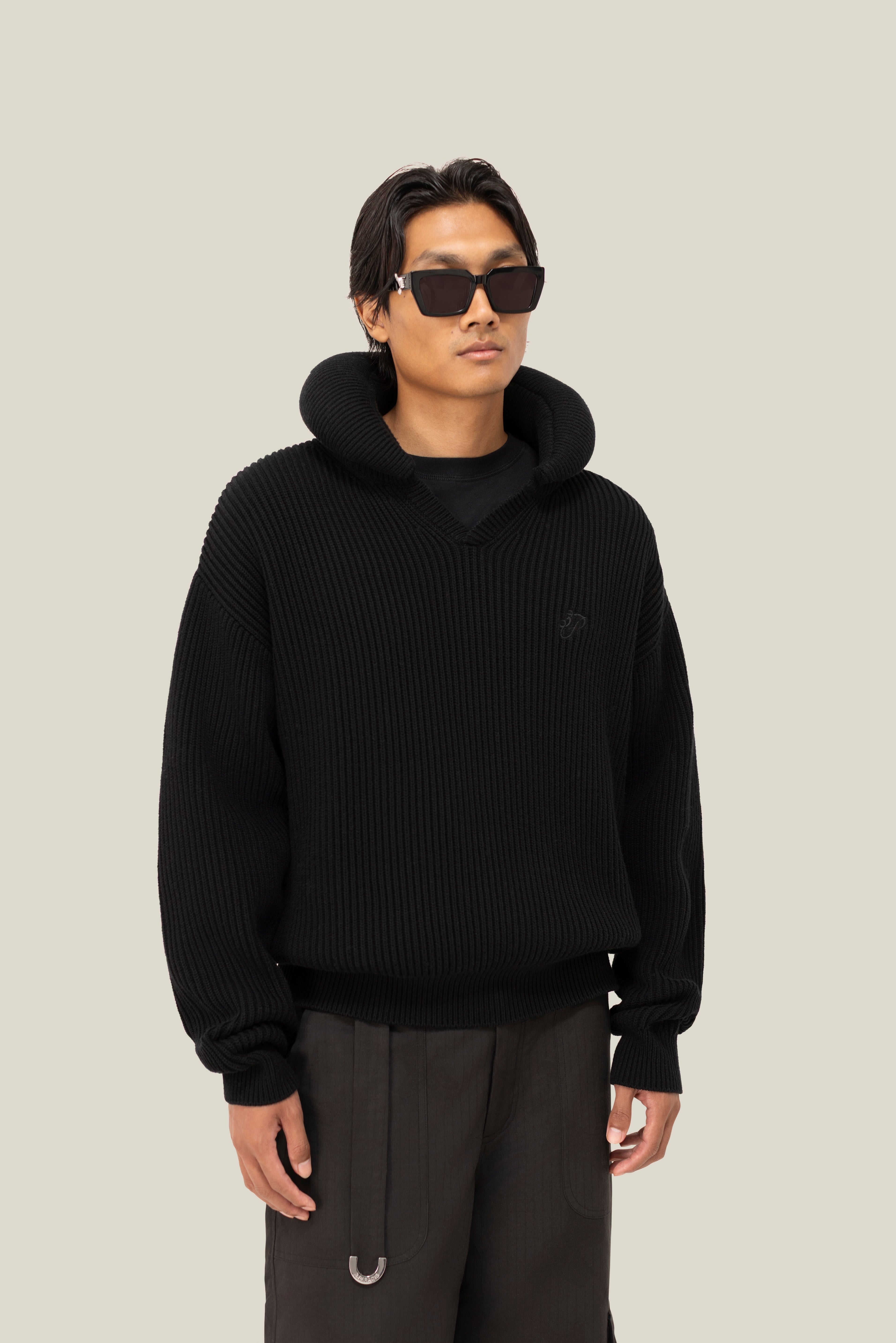 Pillow Neck Knit Sweater