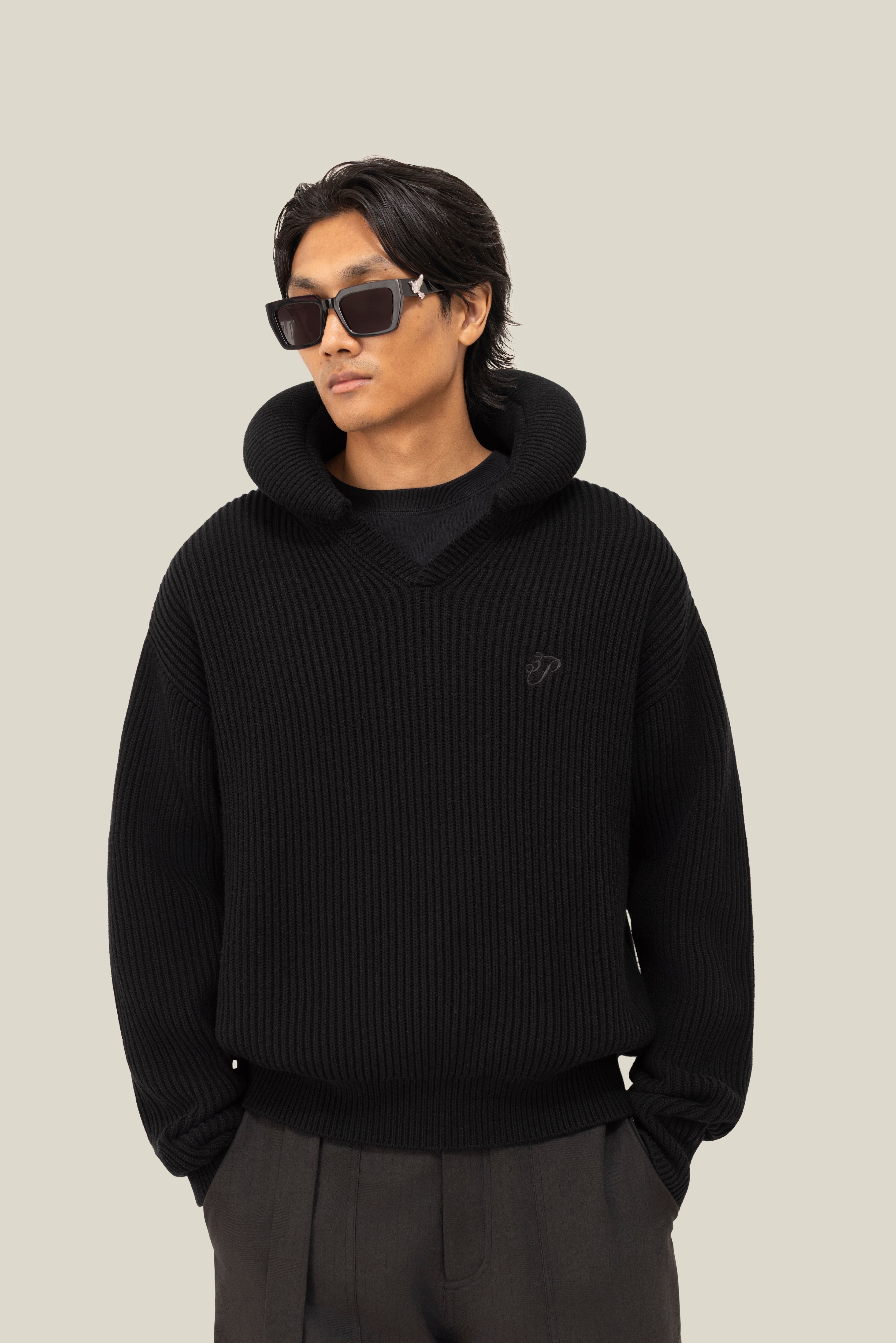 Pillow Neck Knit Sweater