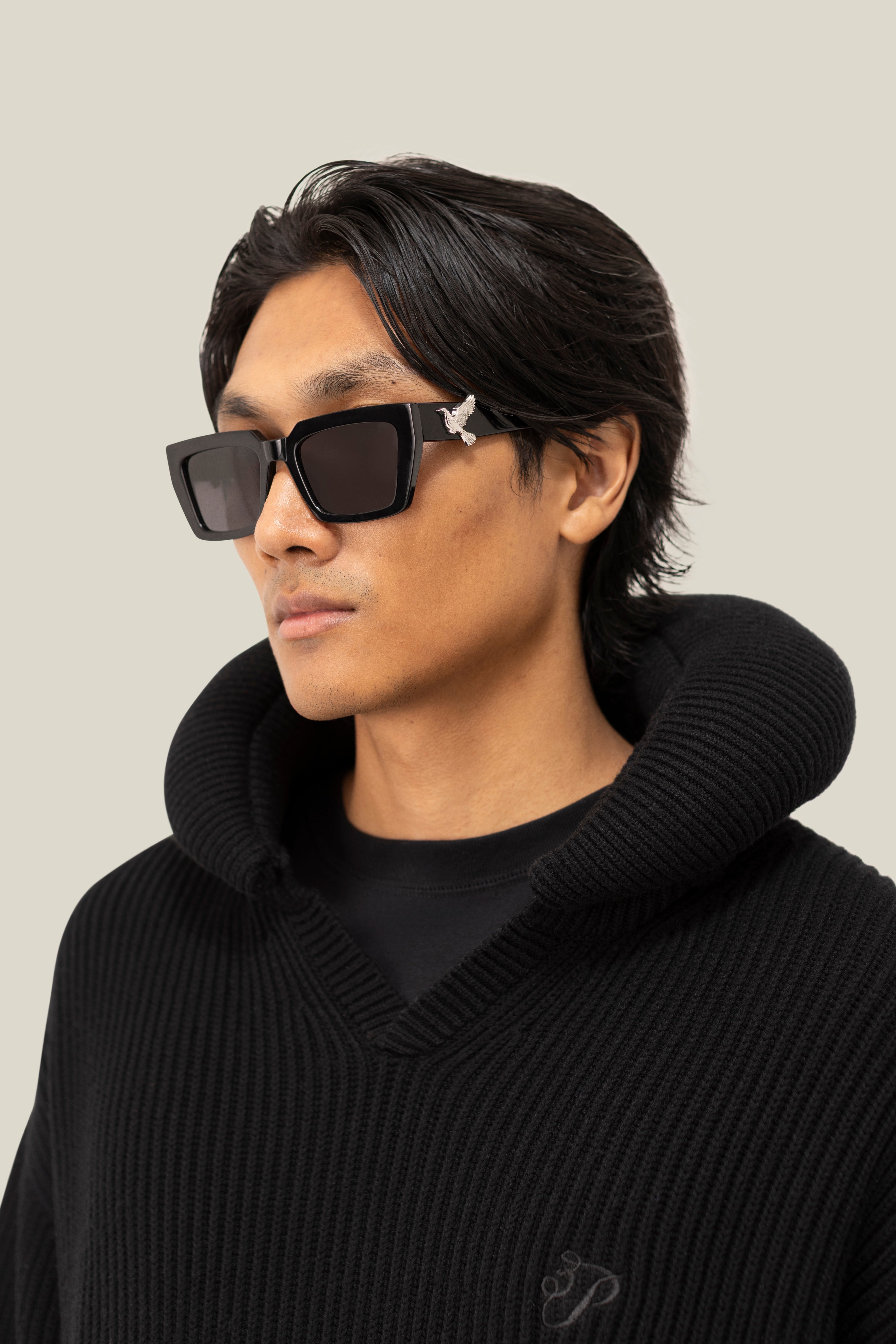 Pillow Neck Knit Sweater