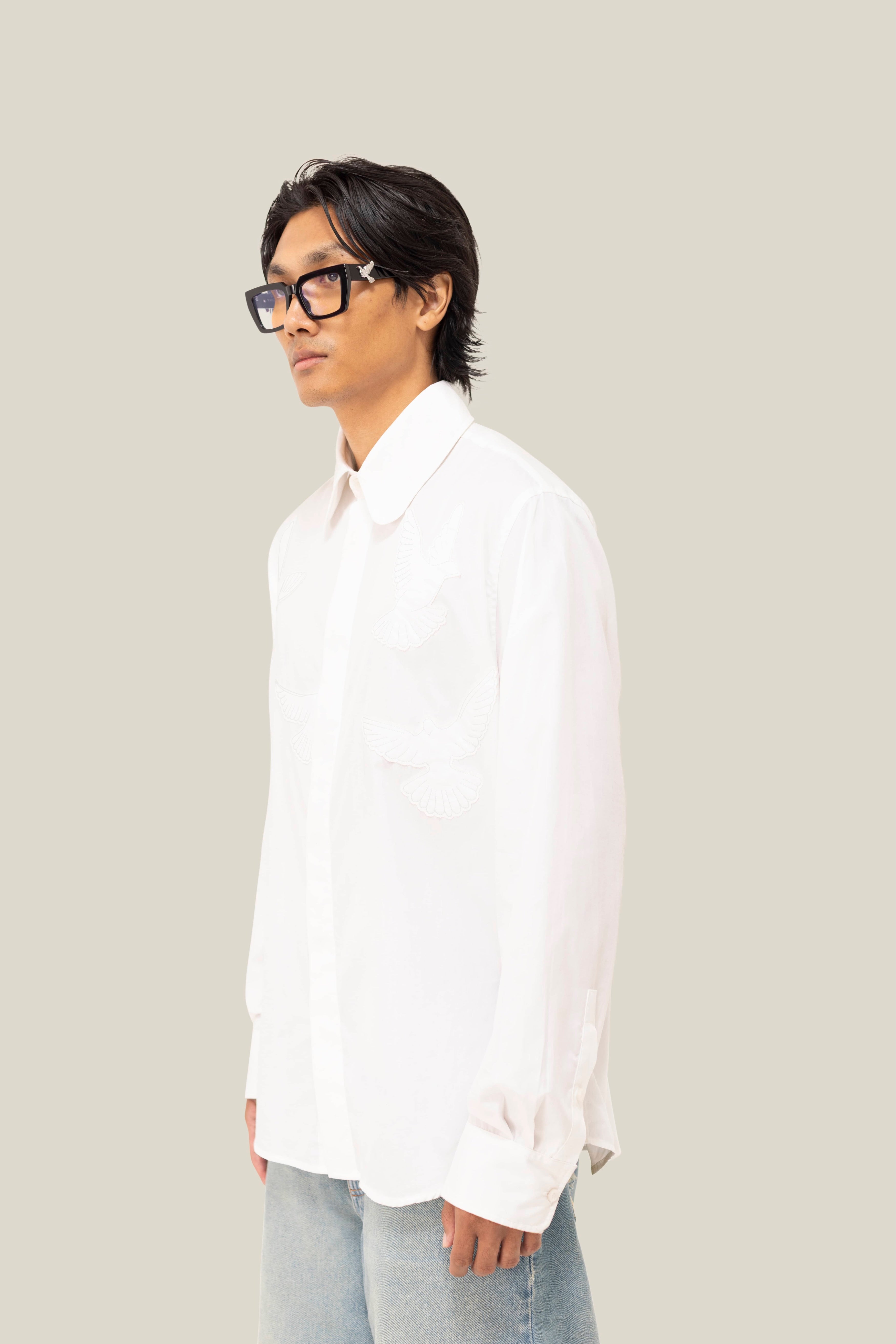 Flying Doves Button Shirt
