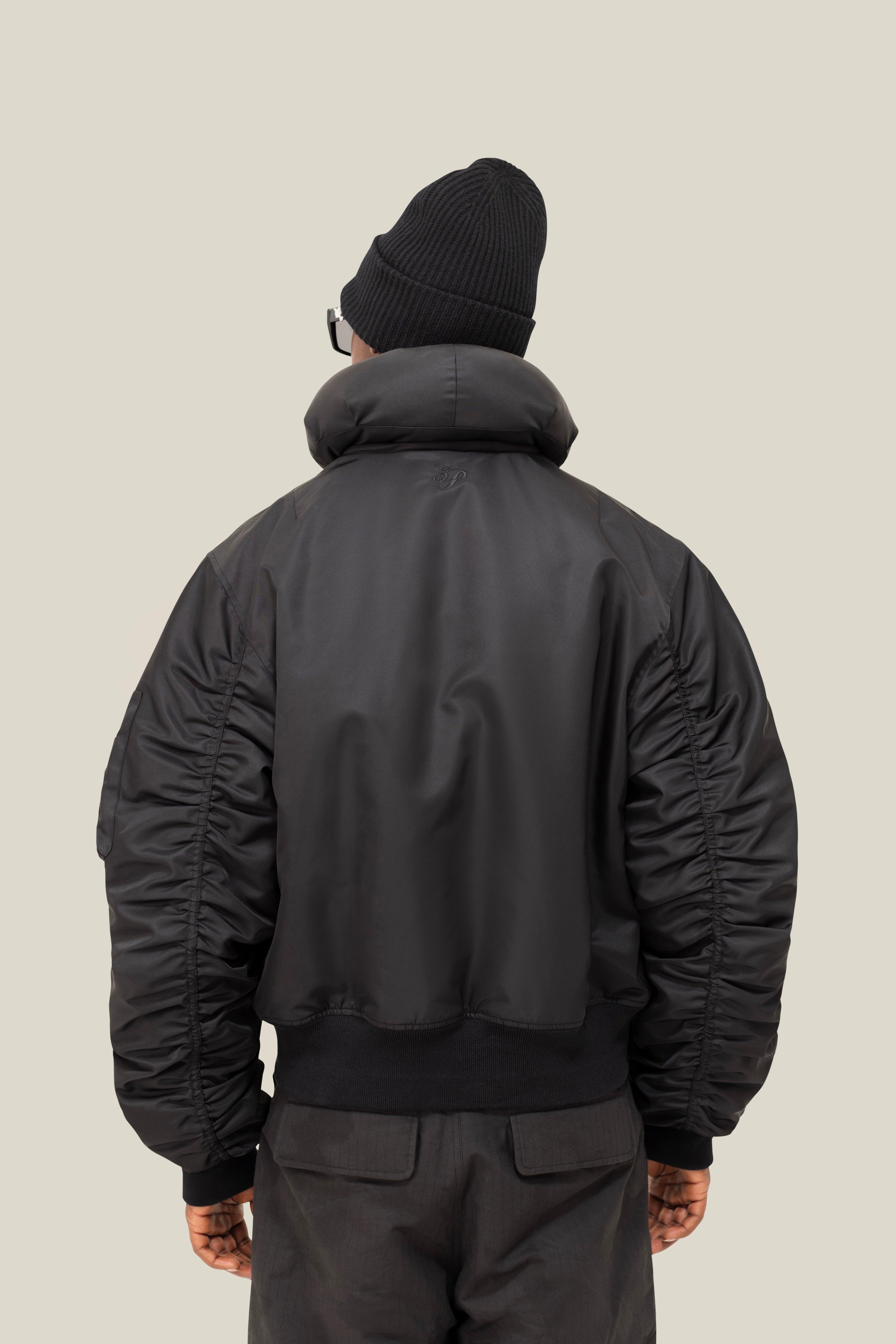Pillow Neck Bomber Jacket