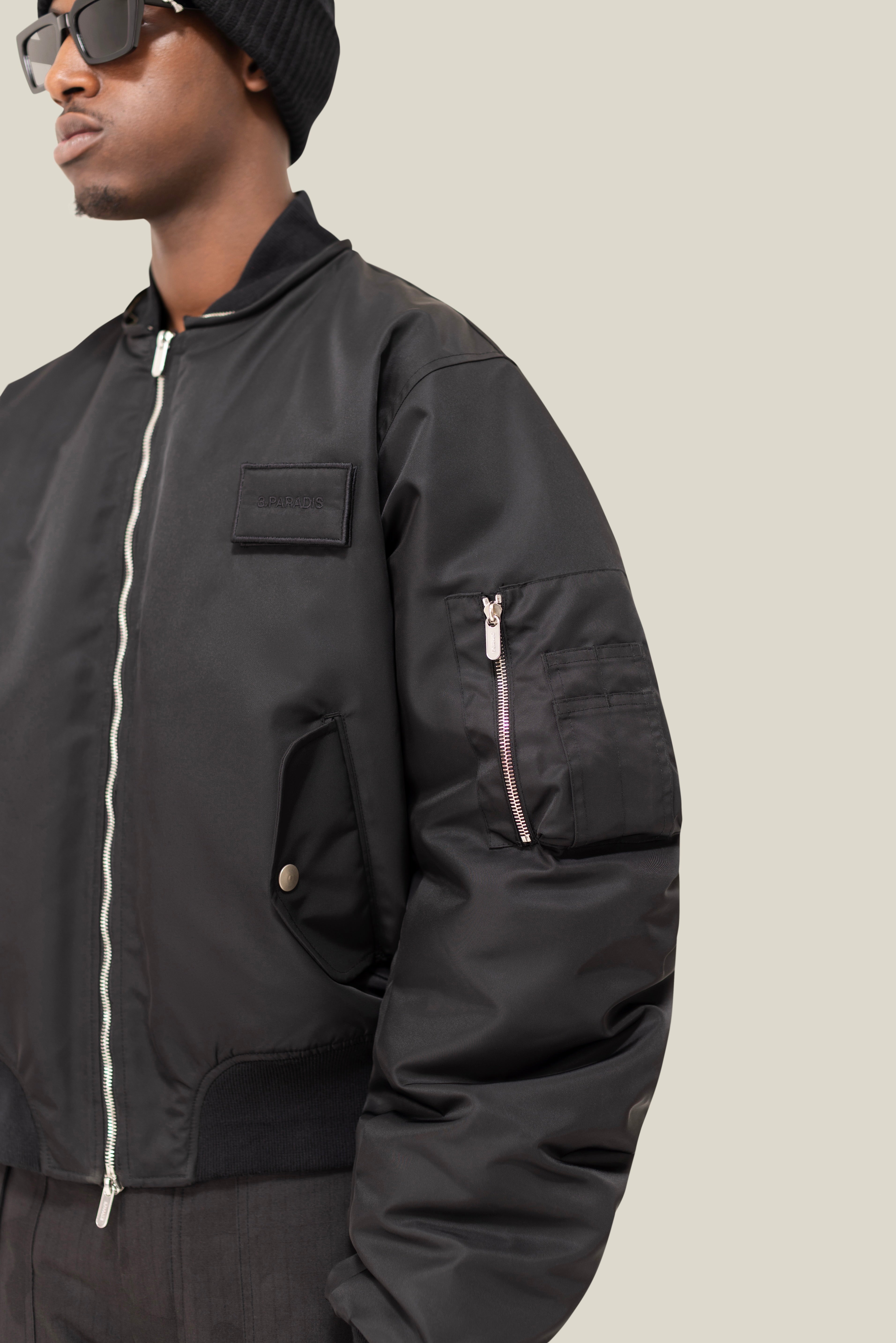 Pillow Neck Bomber Jacket