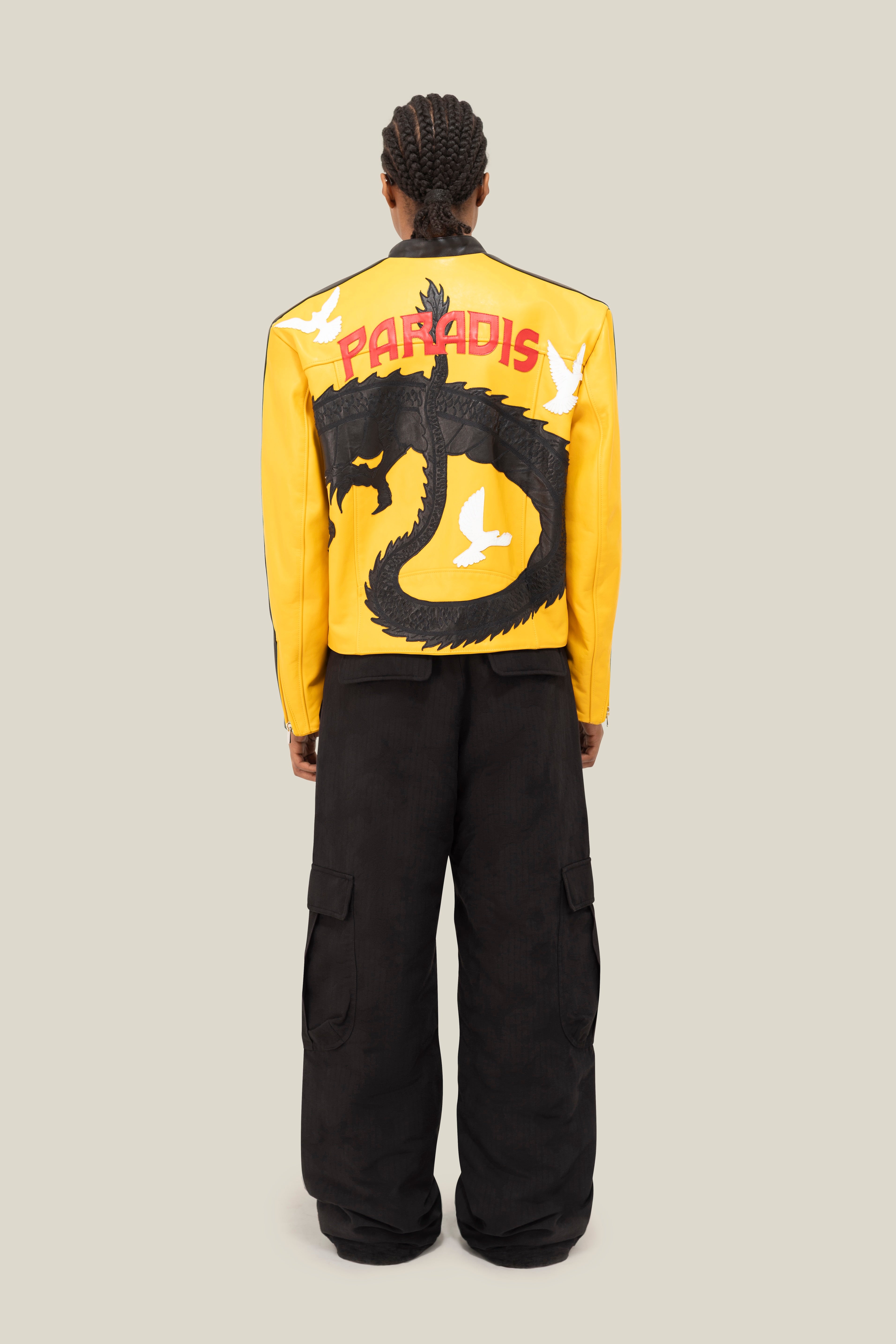 3.PARADIS x BRUCE LEE: Leather Jacket