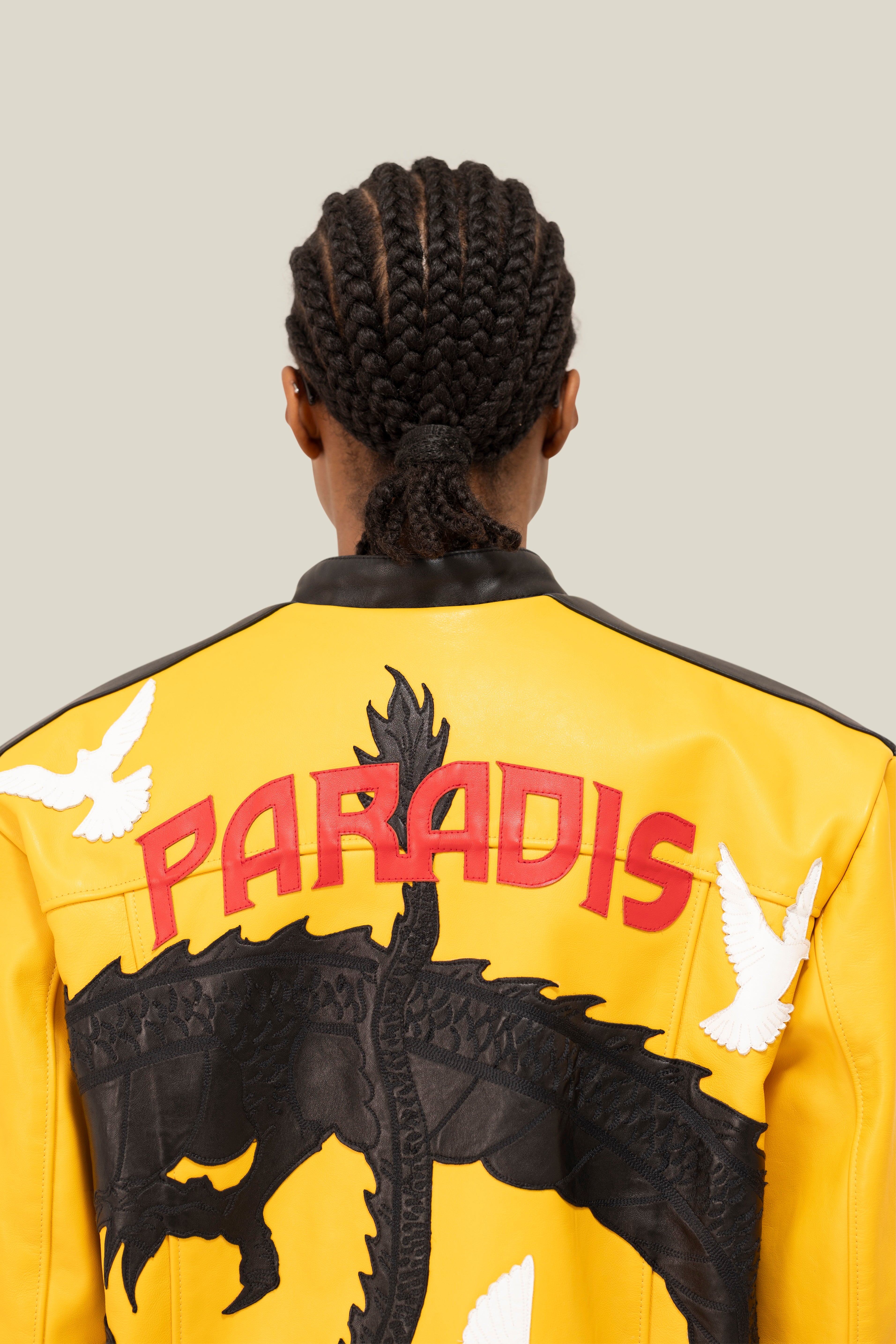 3.PARADIS x BRUCE LEE: Leather Jacket