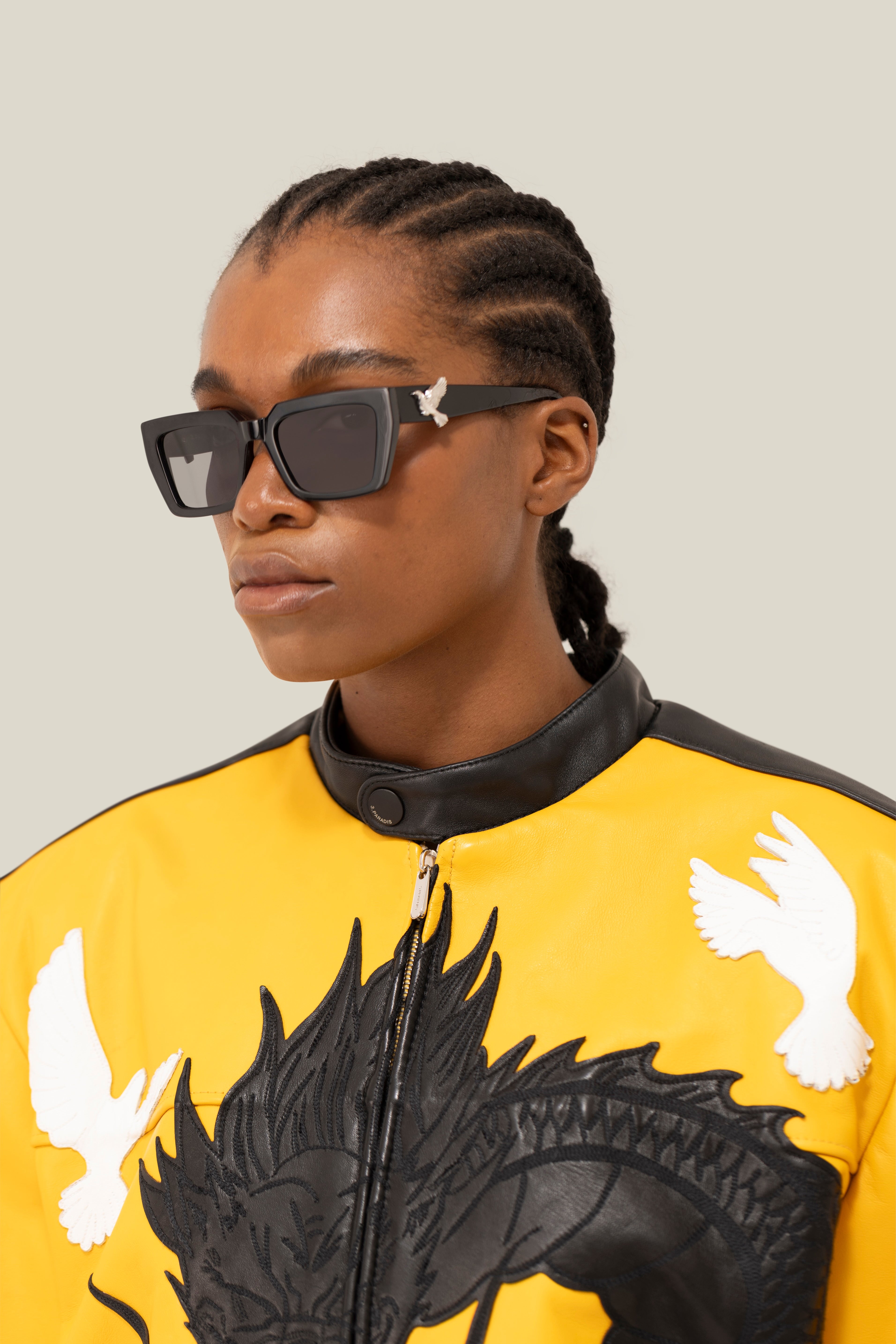 3.PARADIS x BRUCE LEE: Leather Jacket