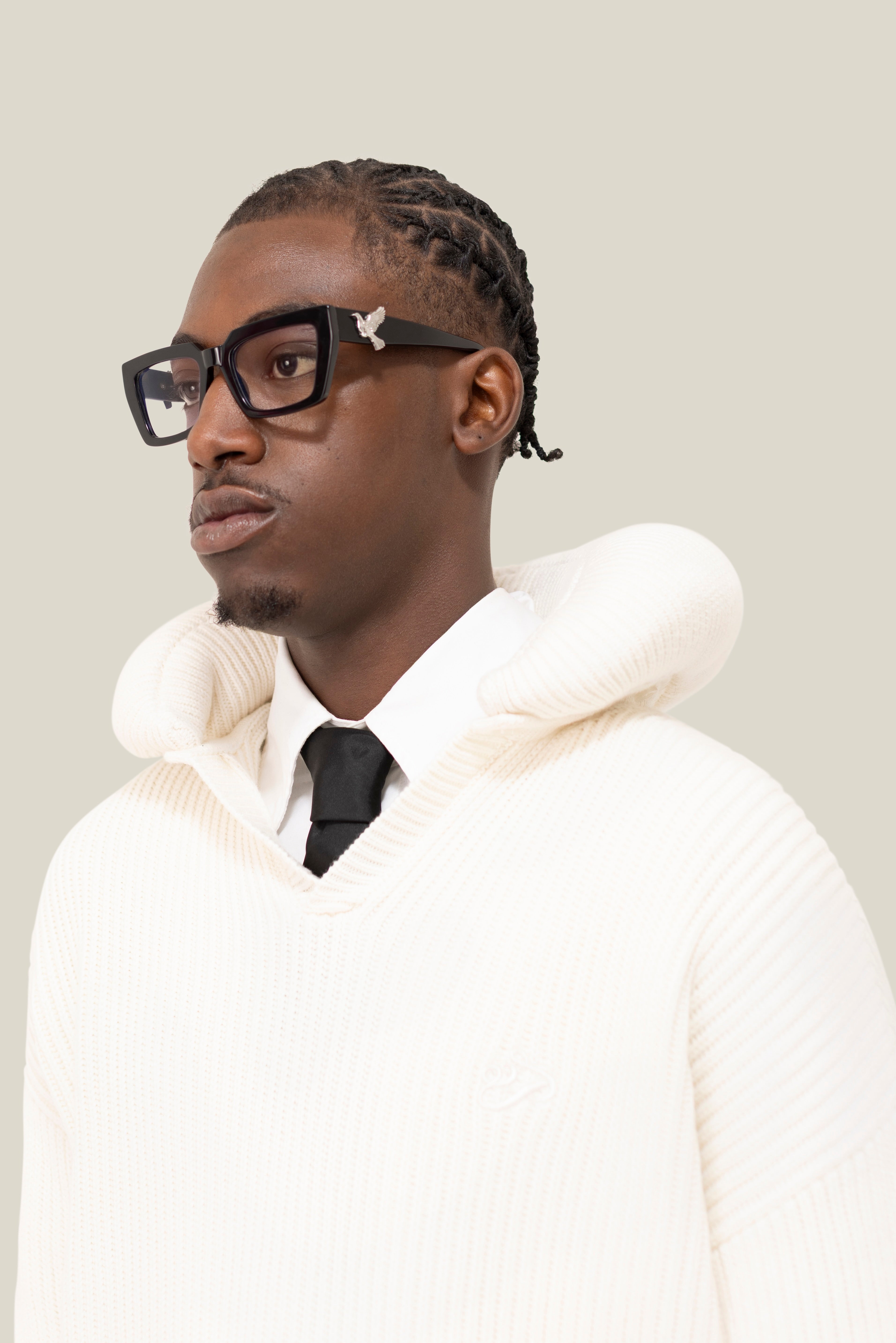 Pillow Neck Knit Sweater