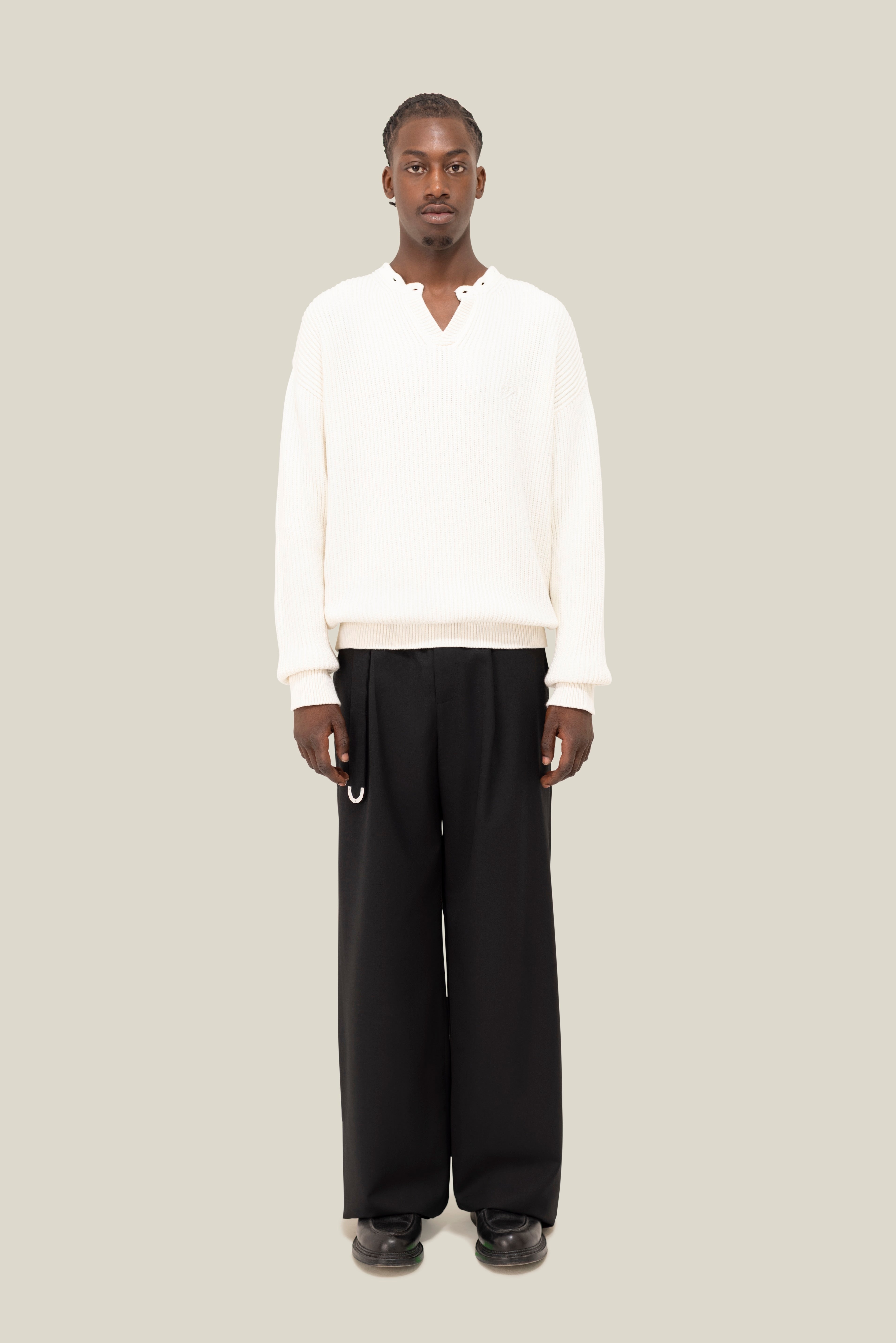 Pillow Neck Knit Sweater