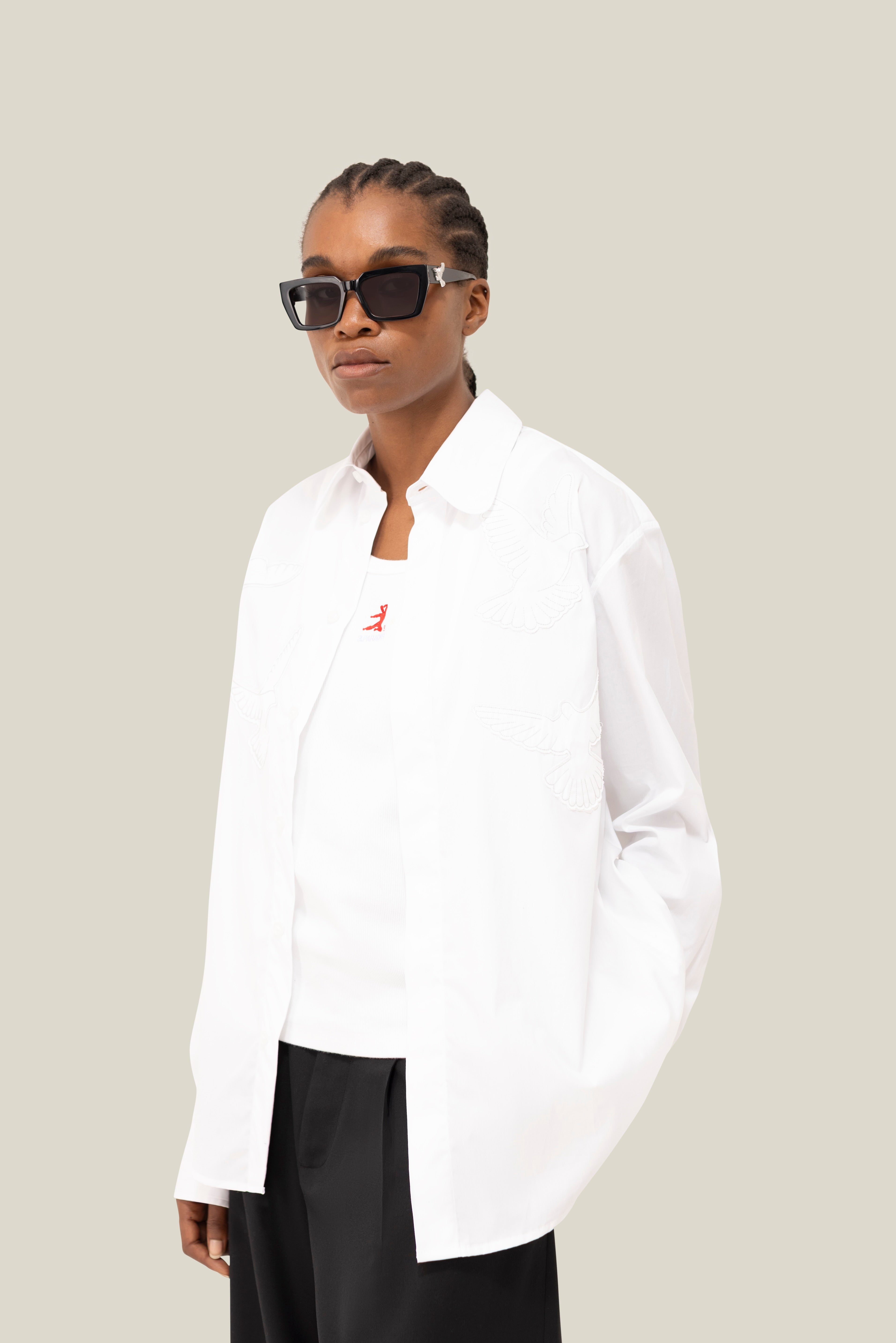 Flying Doves Button Shirt