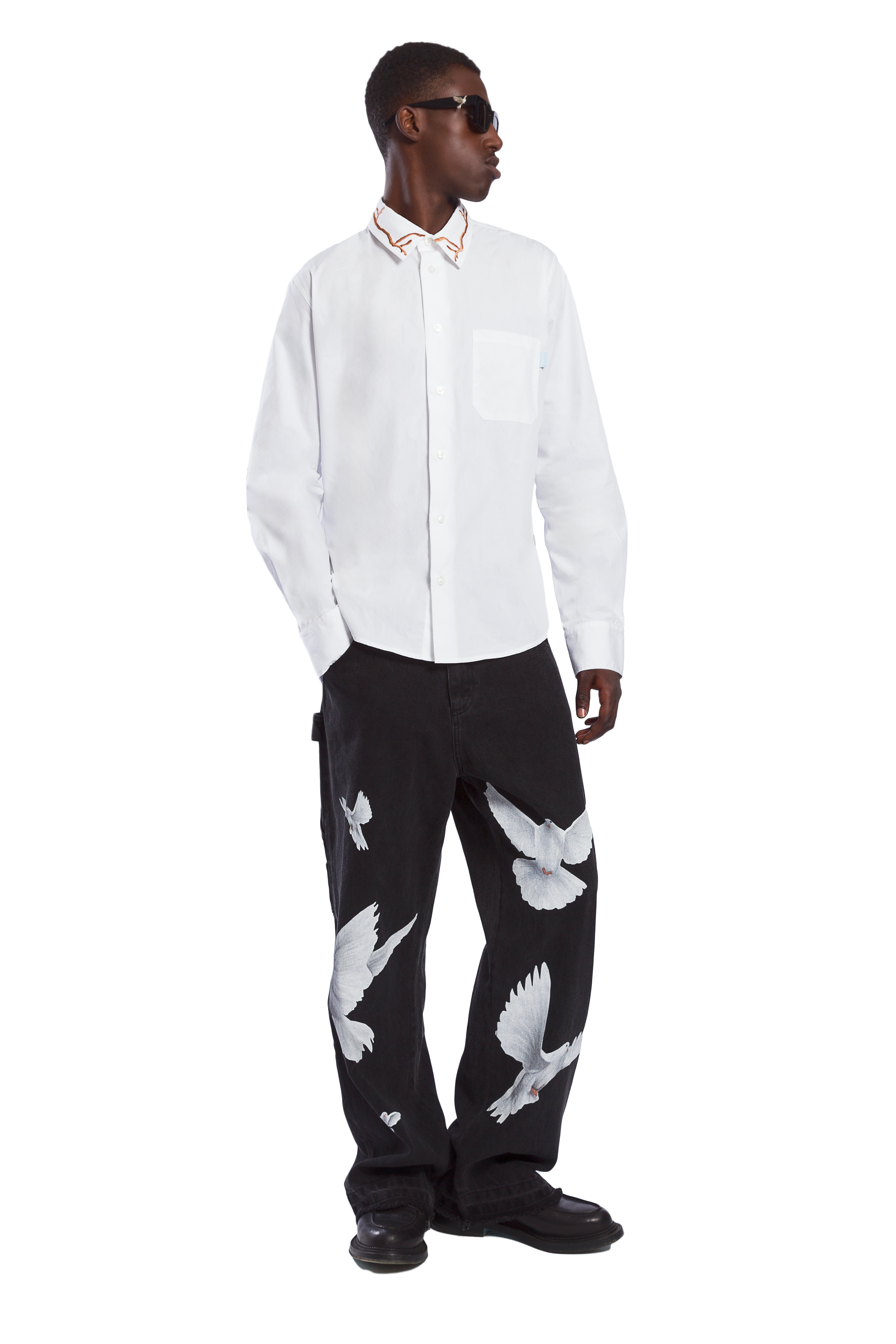 Embroidery Detail Shirt