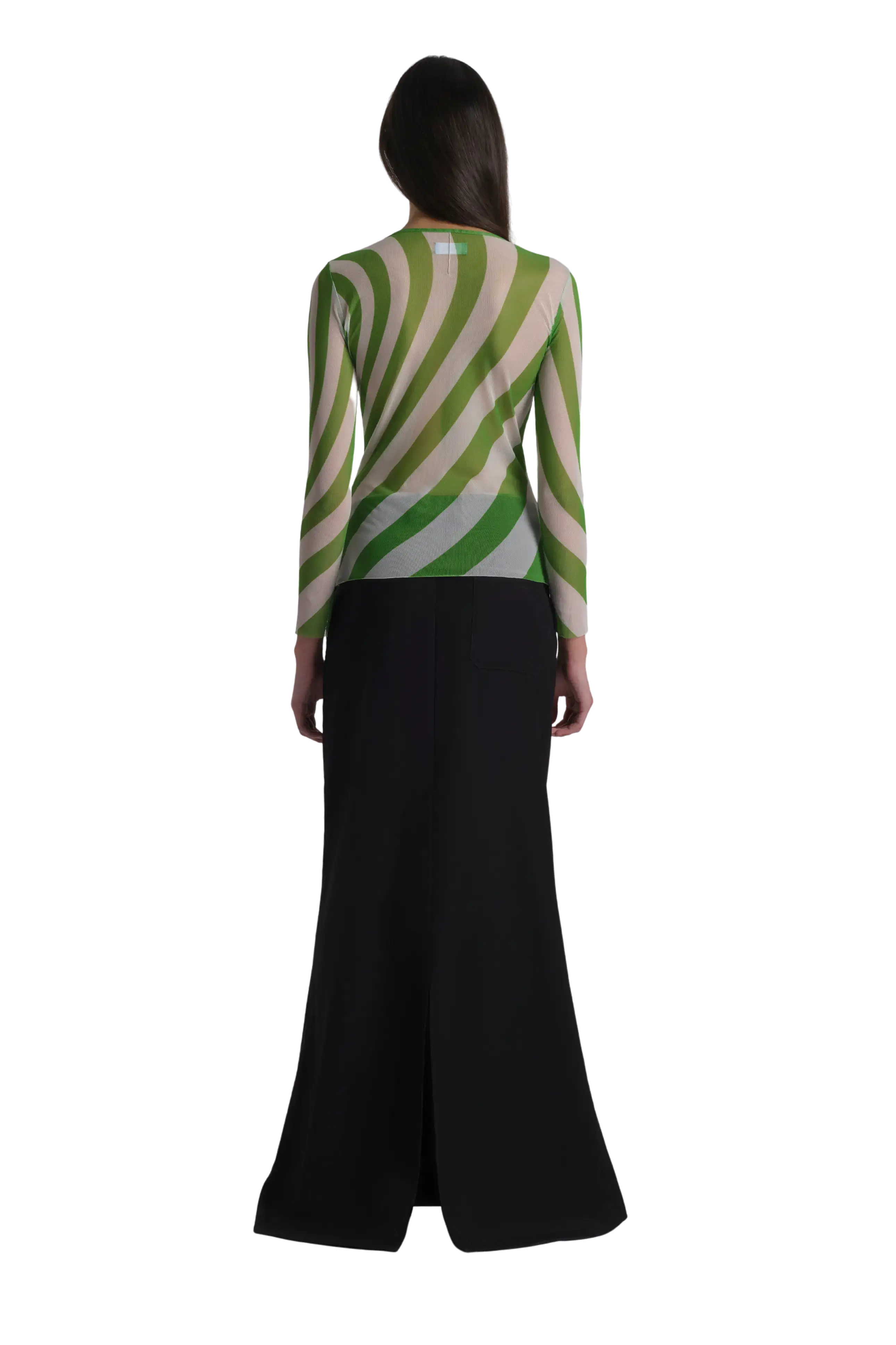 Infinite Heart Mesh Top