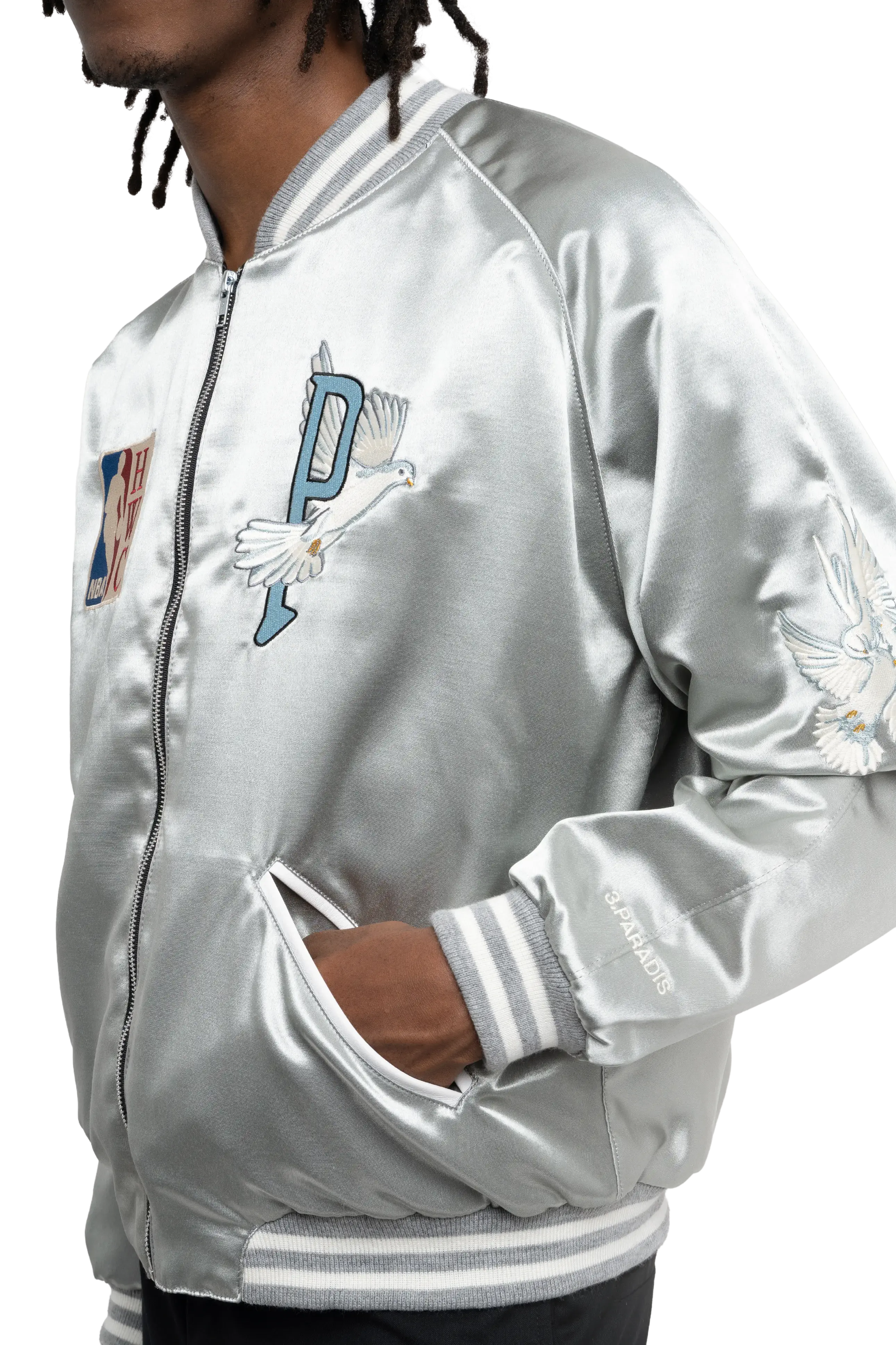 3.PARADIS, Mitchell & Ness and The NBA : PARADIS Varsity Jacket