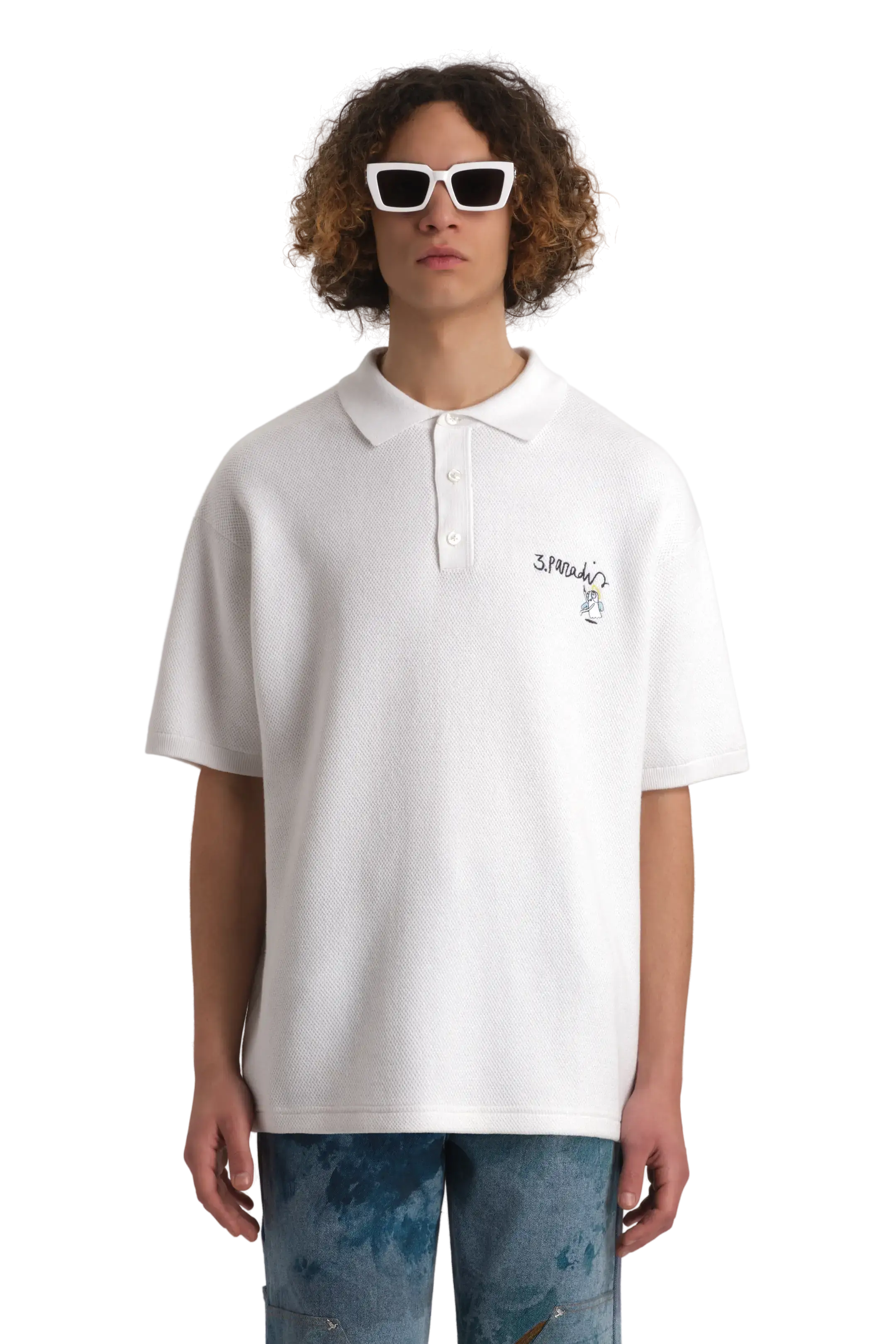 3.PARADIS & Edgar Plans : Small Logo Polo