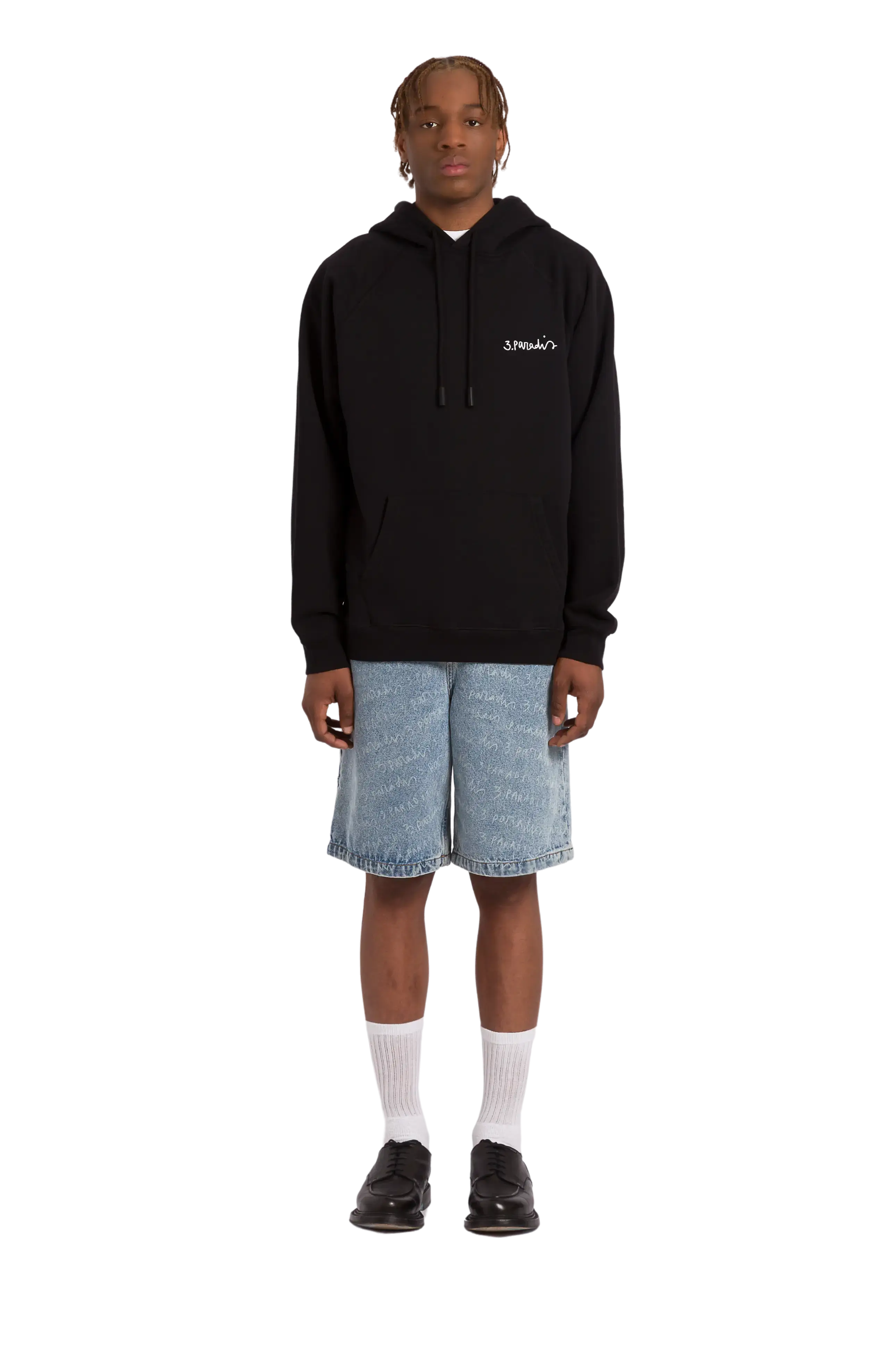 3.PARADIS x Edgar Plans : Chalkboard Hooded Sweater