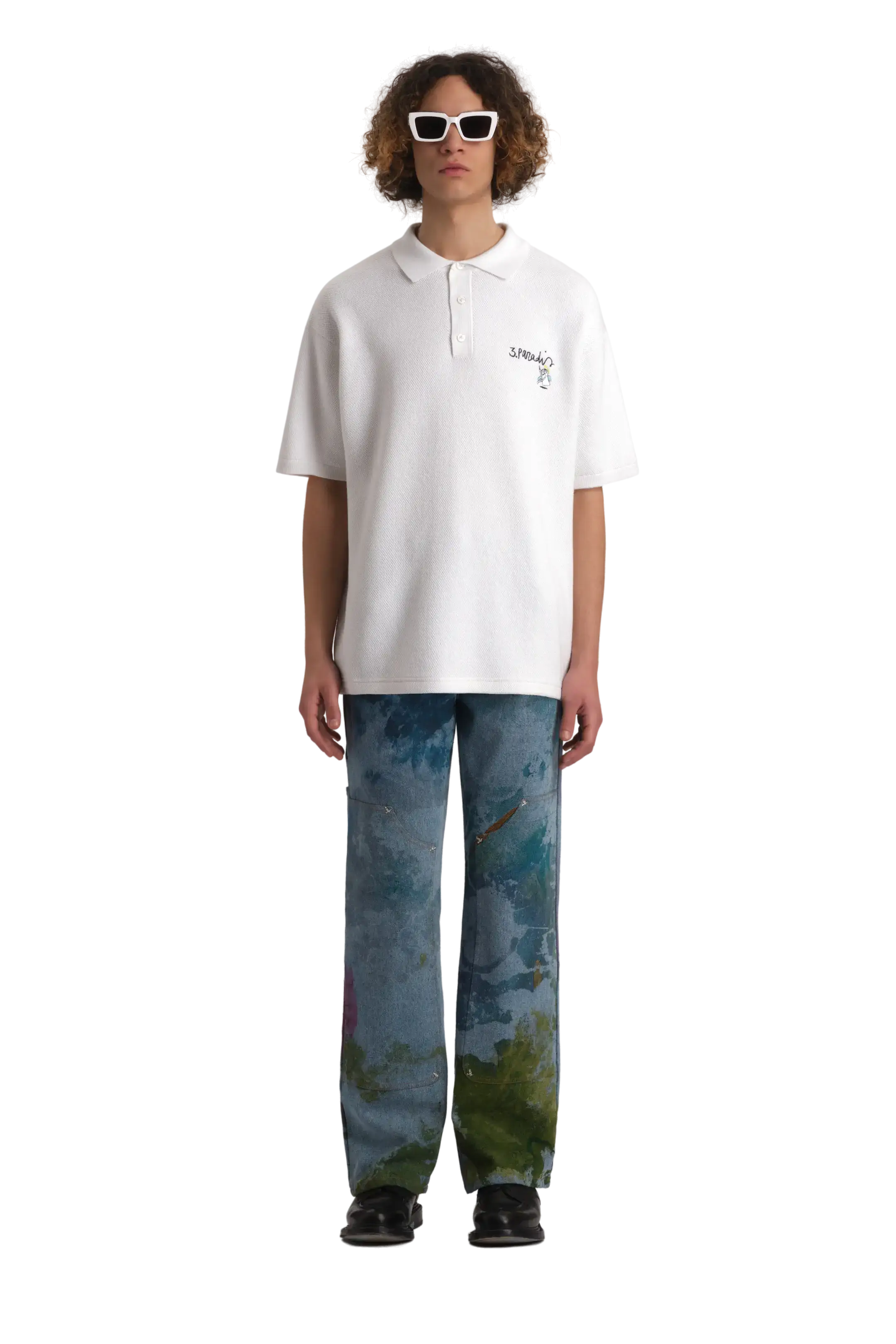 3.PARADIS & Edgar Plans : Small Logo Polo