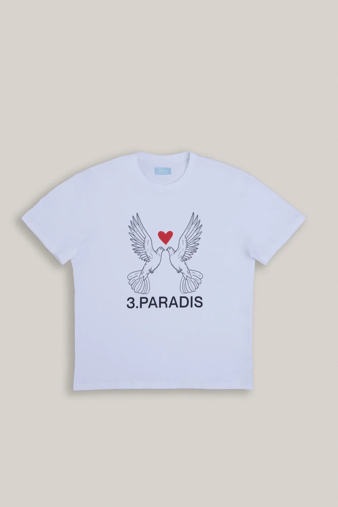 3P PARADIS KISSING DOVES T-SHIRT