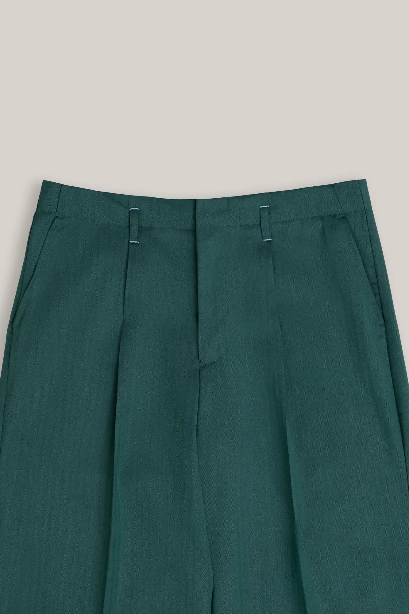 CLEAN WAIST TAILORED TROUSERS