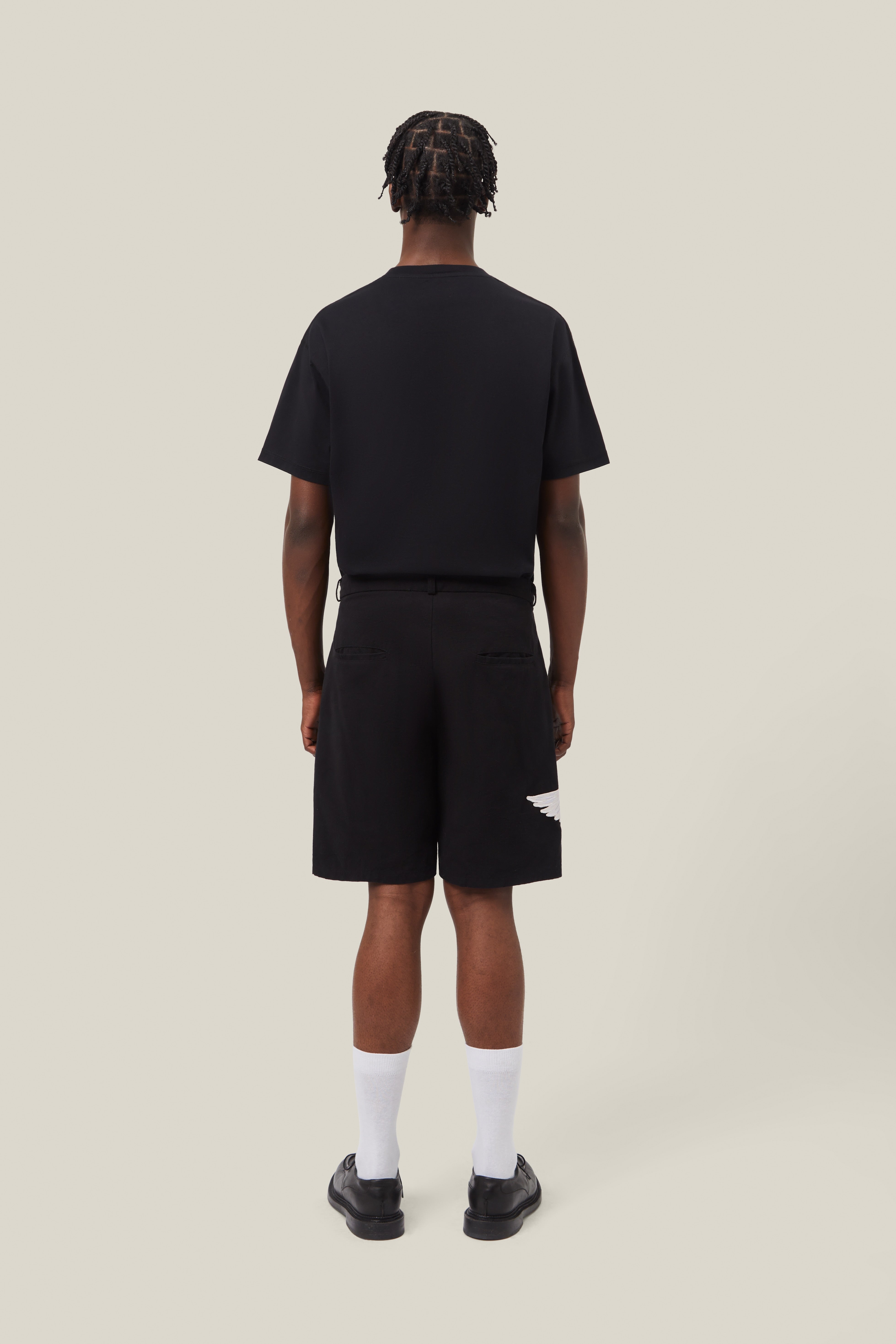 Dove Embroidered Shorts