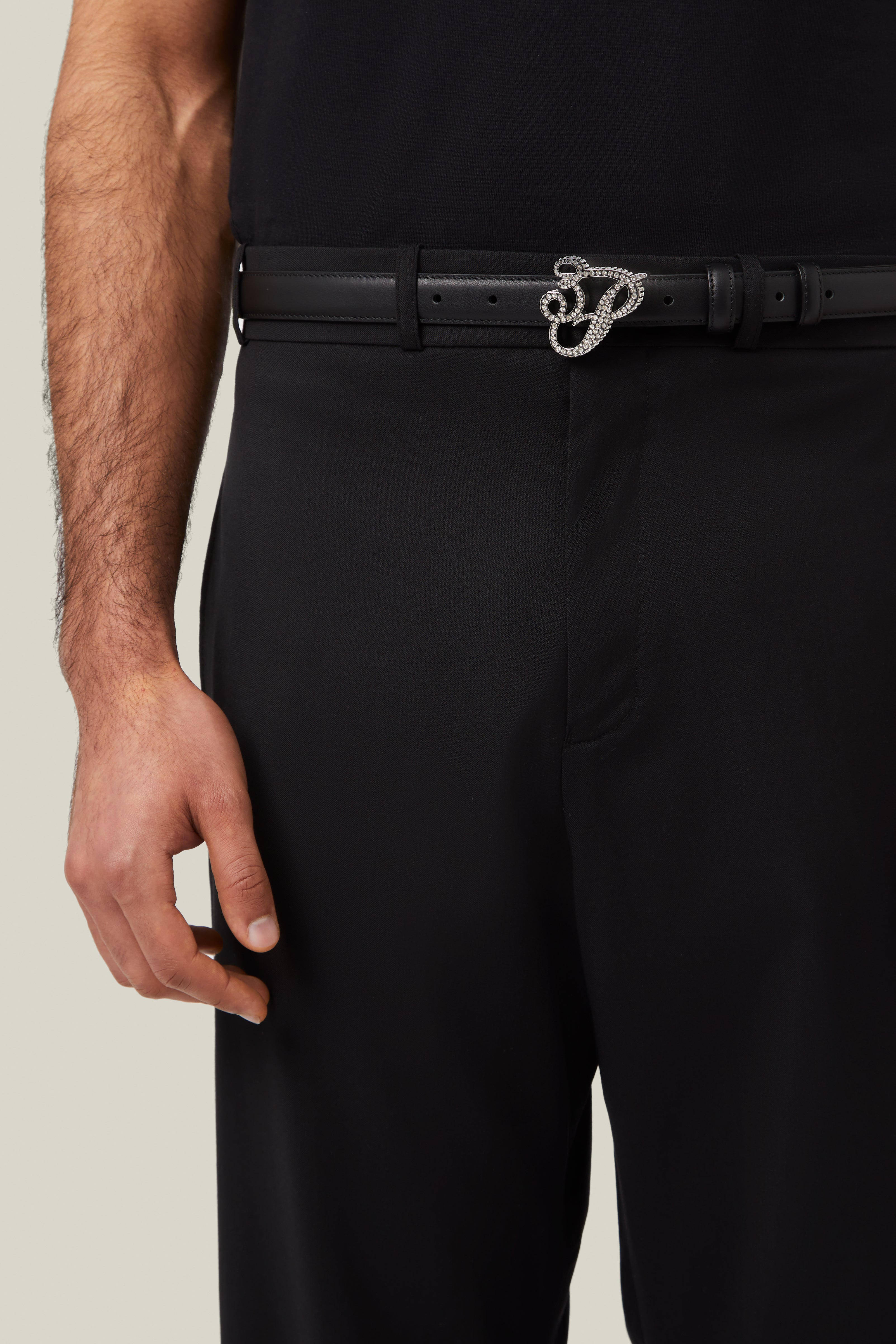 Thin 3P Crystal Belt