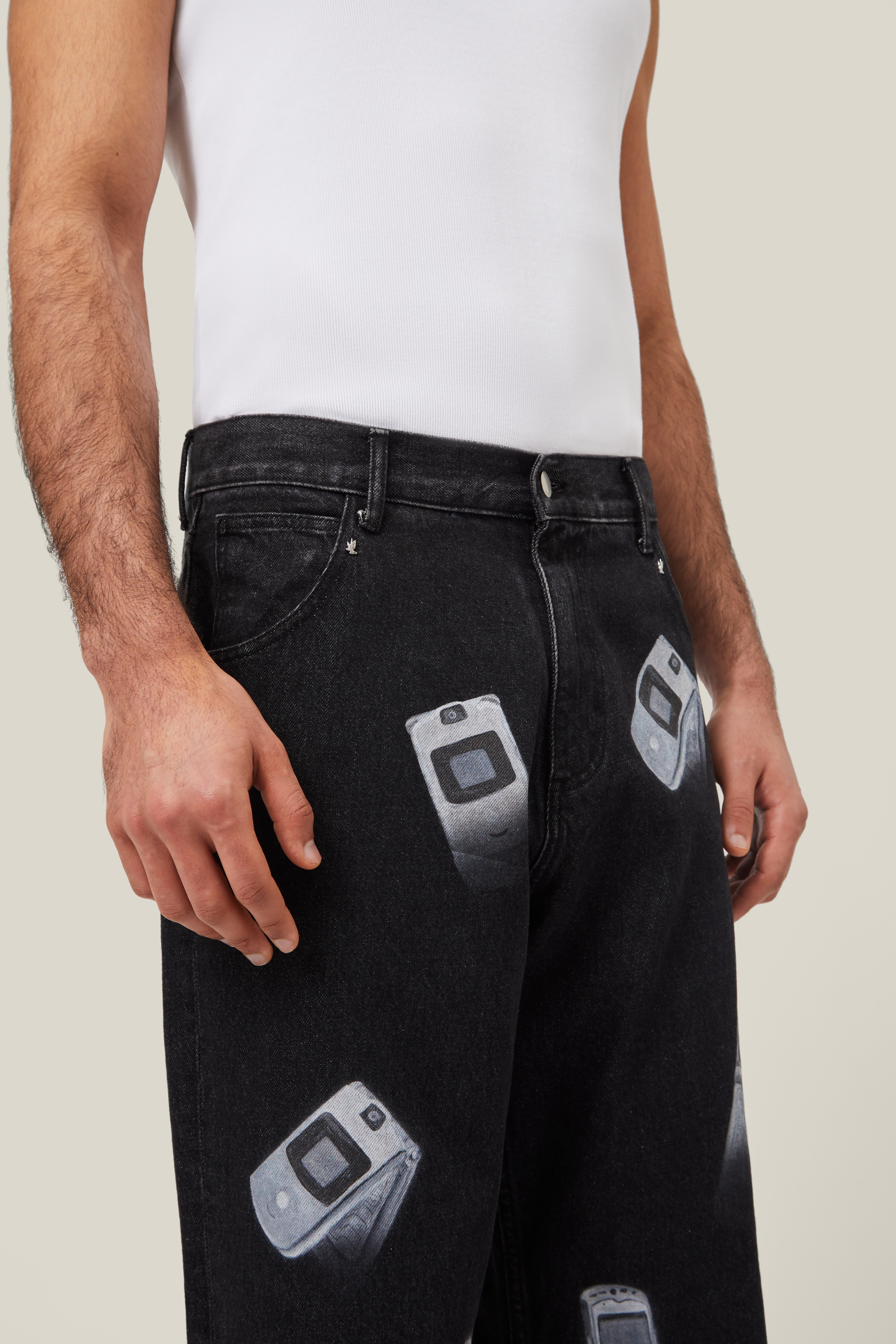 Razor Flip Phone Jeans