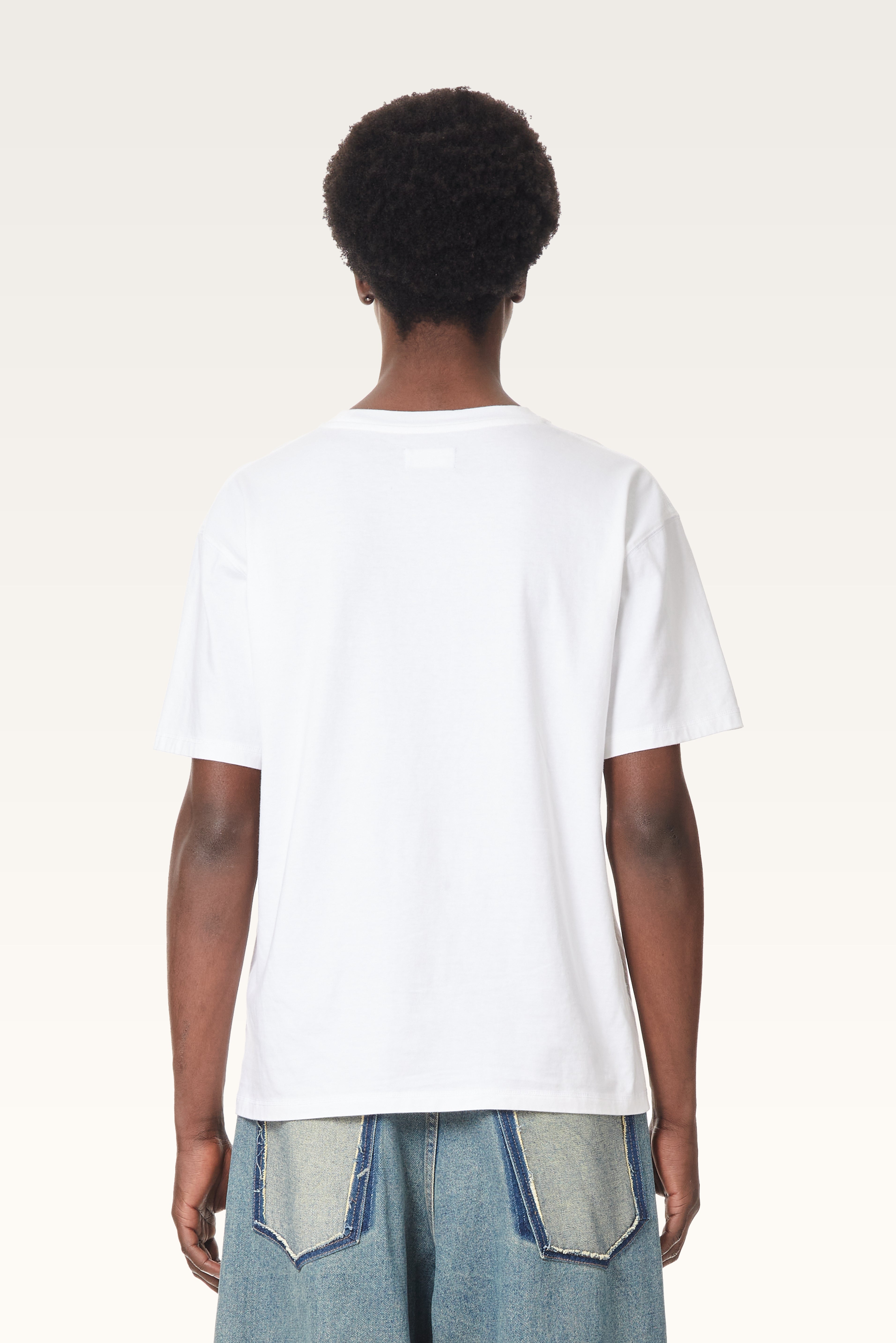 3P Cursive Logo Embroidered T-Shirt