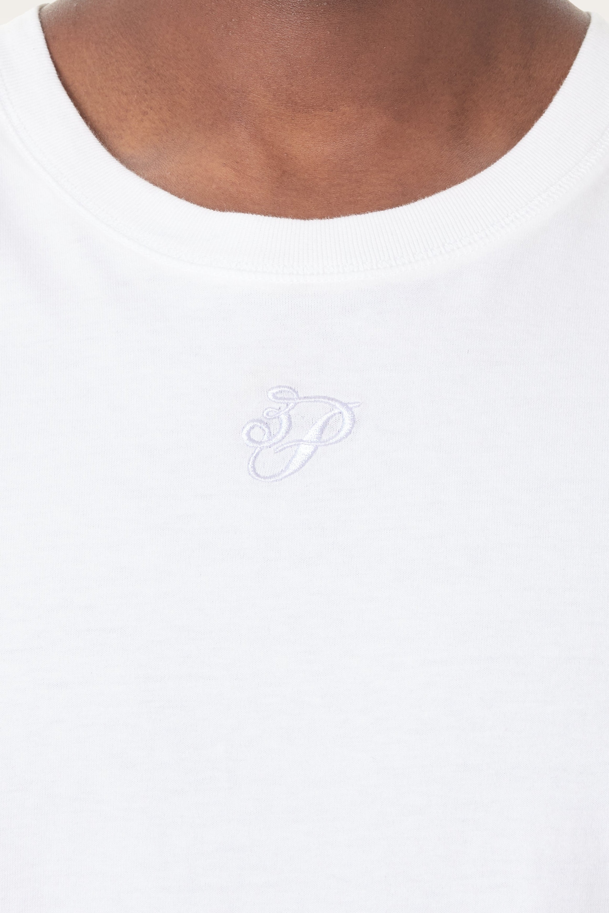 3P Cursive Logo Embroidered T-Shirt