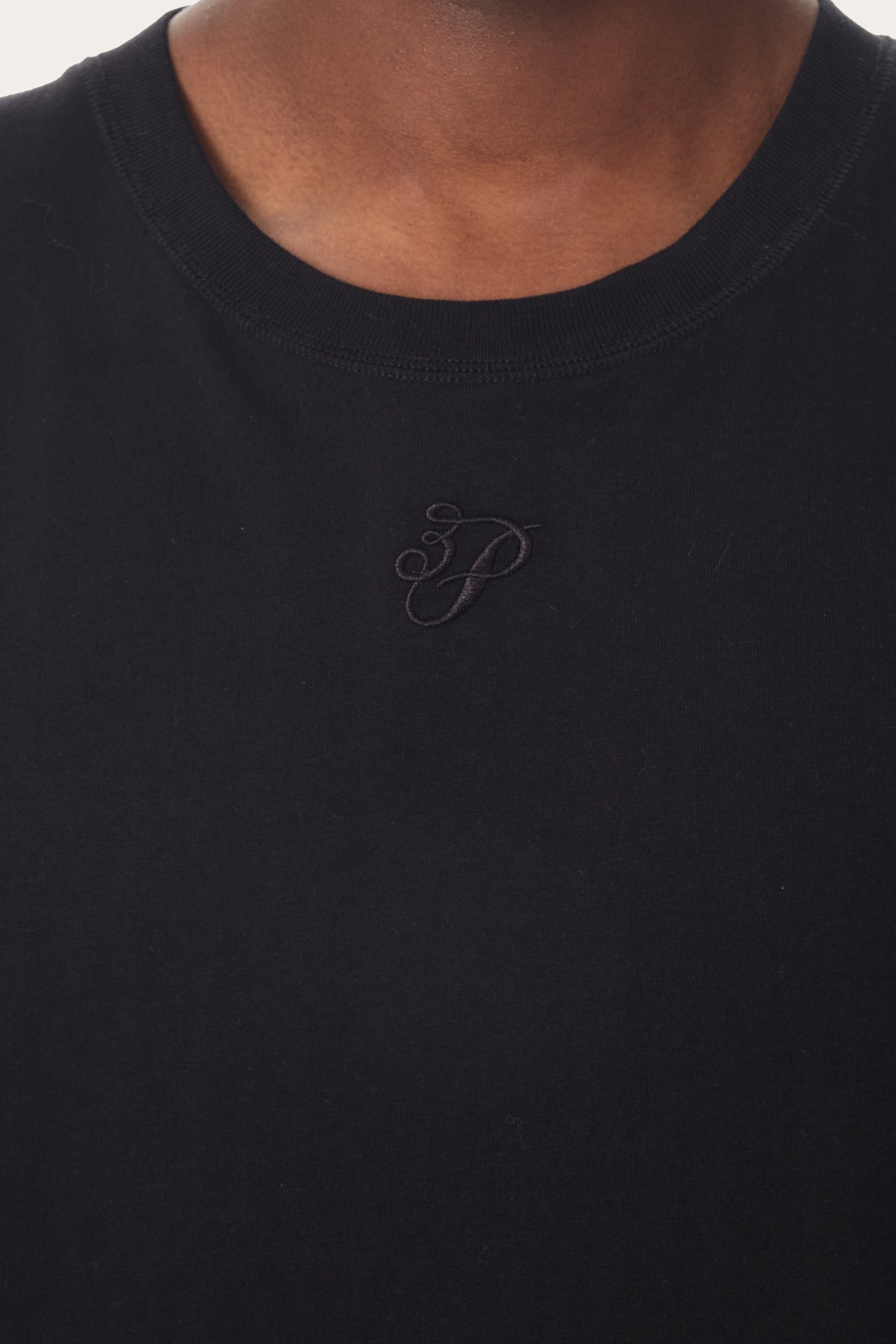 3P Cursive Logo Embroidered T-Shirt