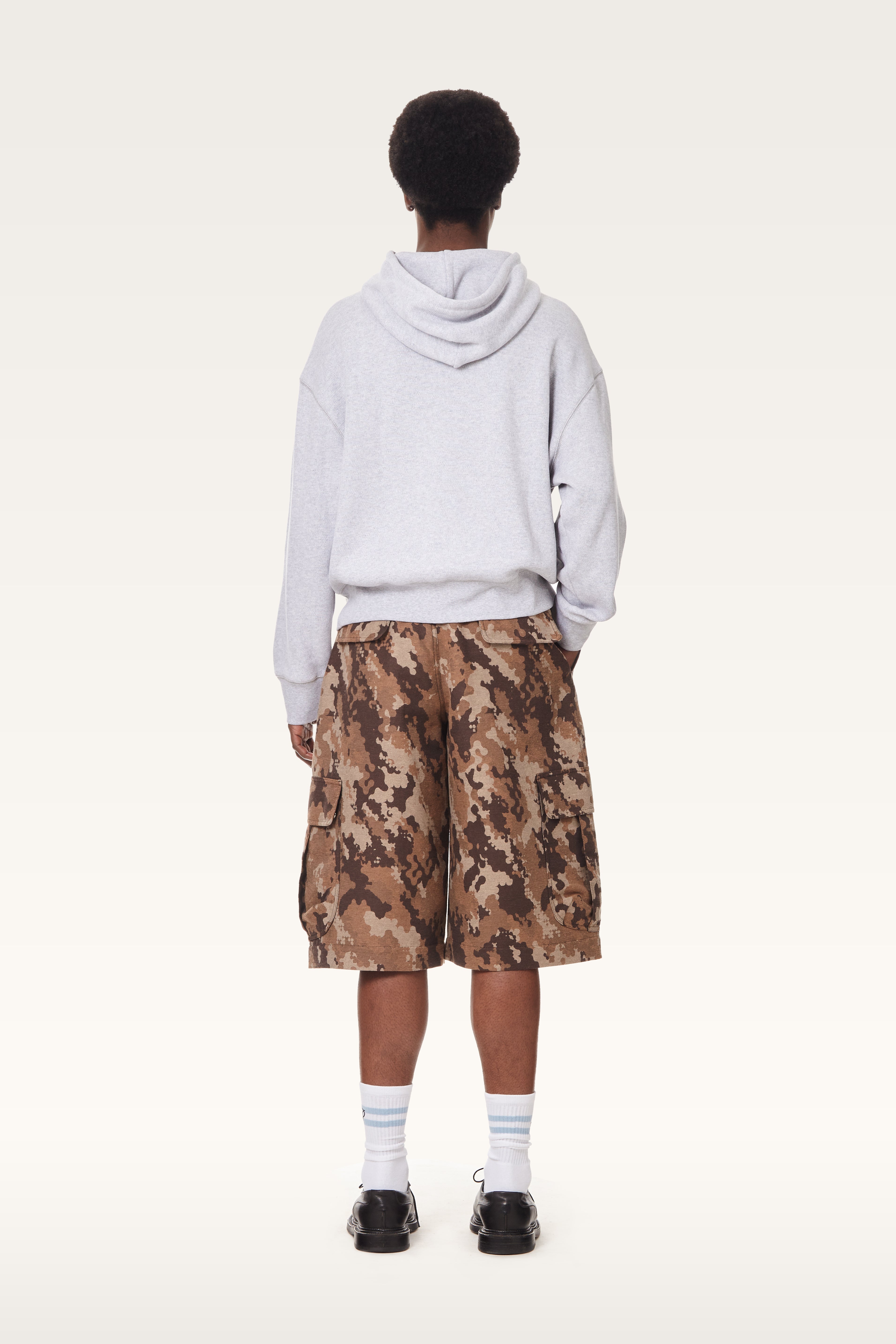 Jacquard Dove-Camo Cargo Shorts