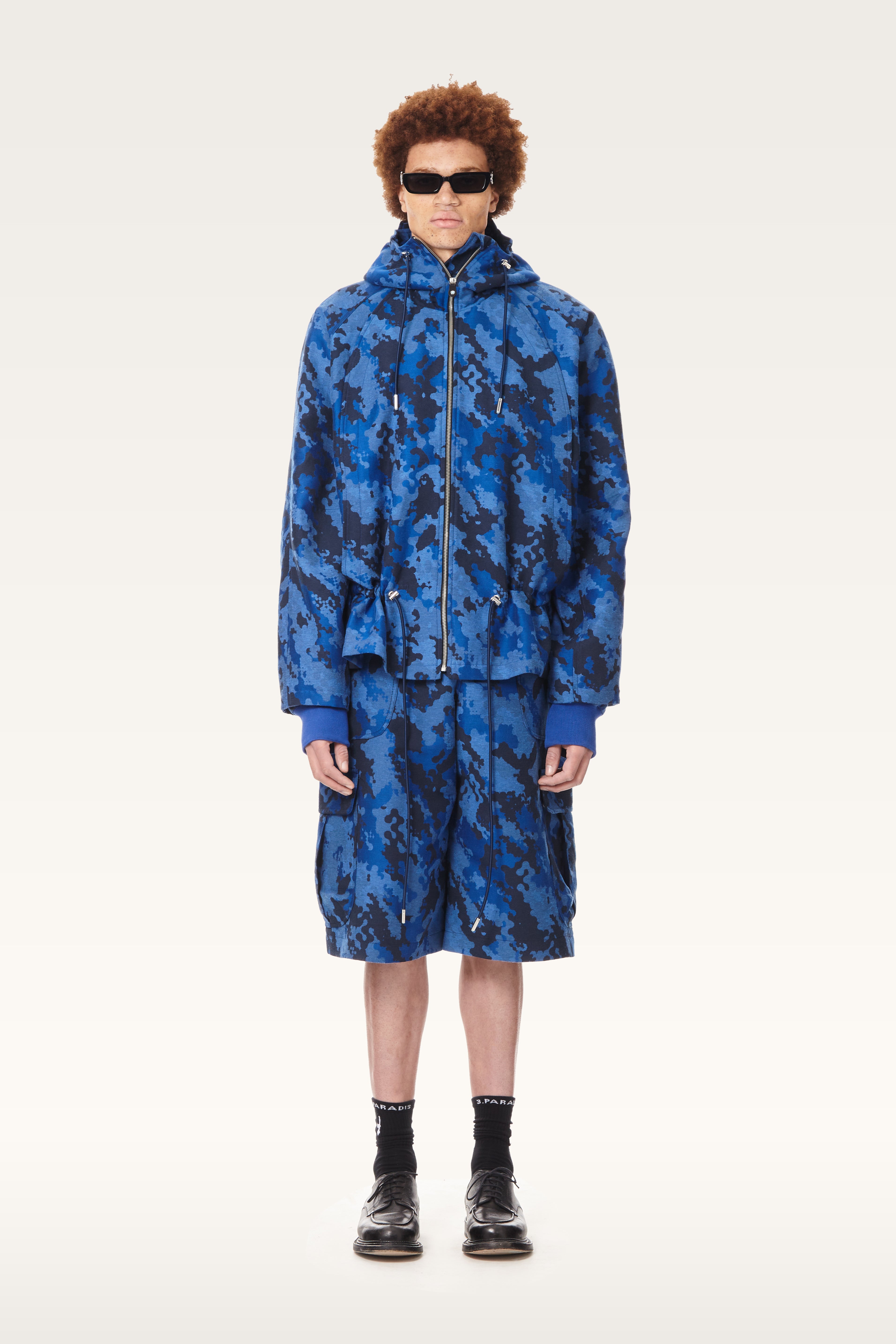 Jacquard Dove-Camo Windbreaker