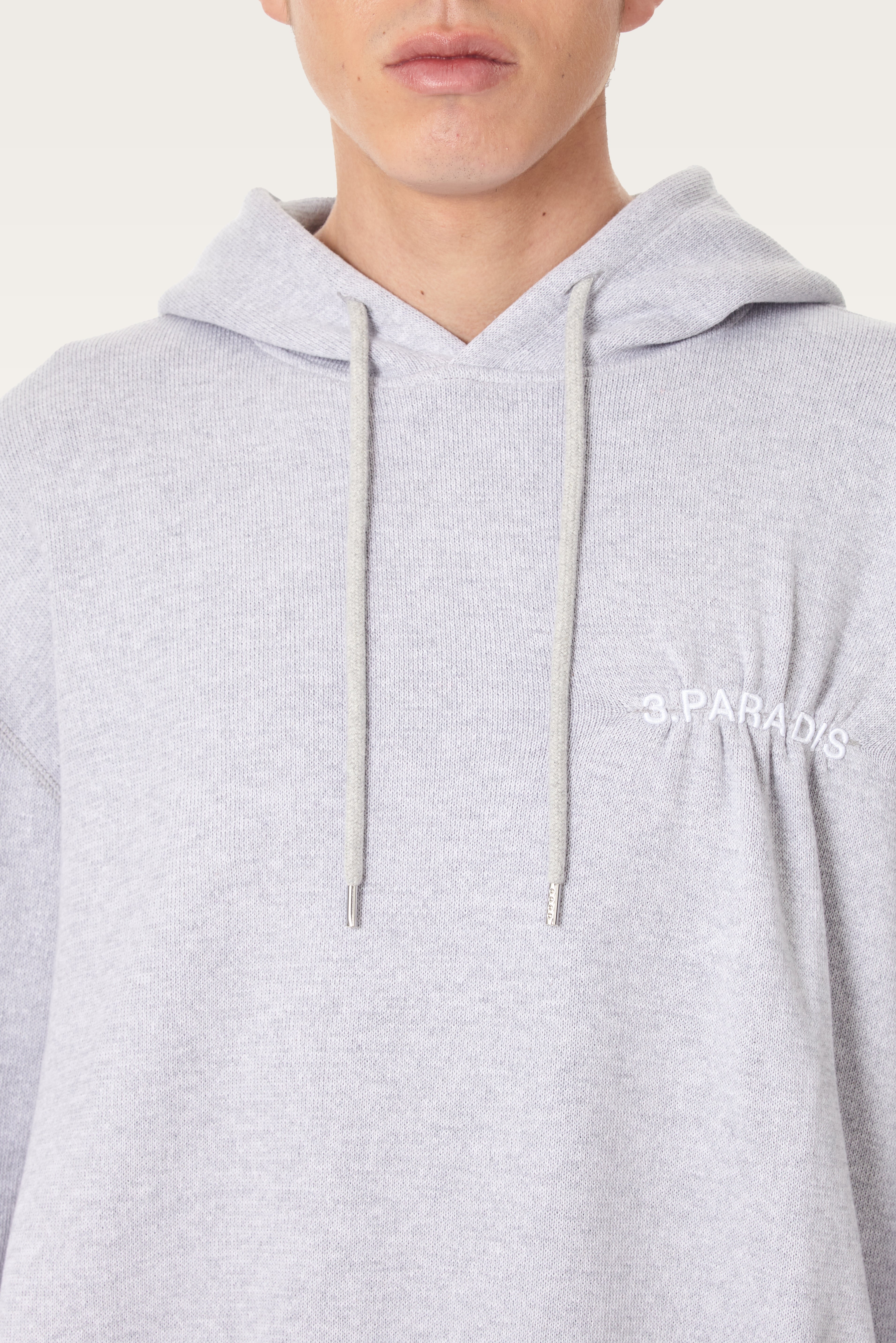 Pleated Hooded Sweater