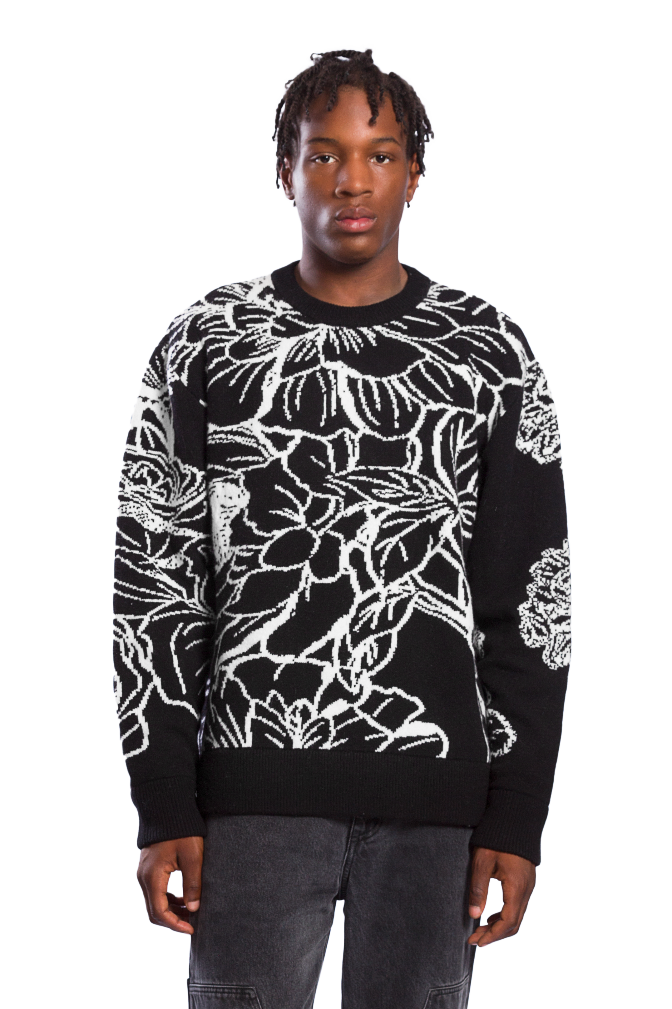 NAYA FLEUR ETERNELLE CREWNECK KNIT SWEATER