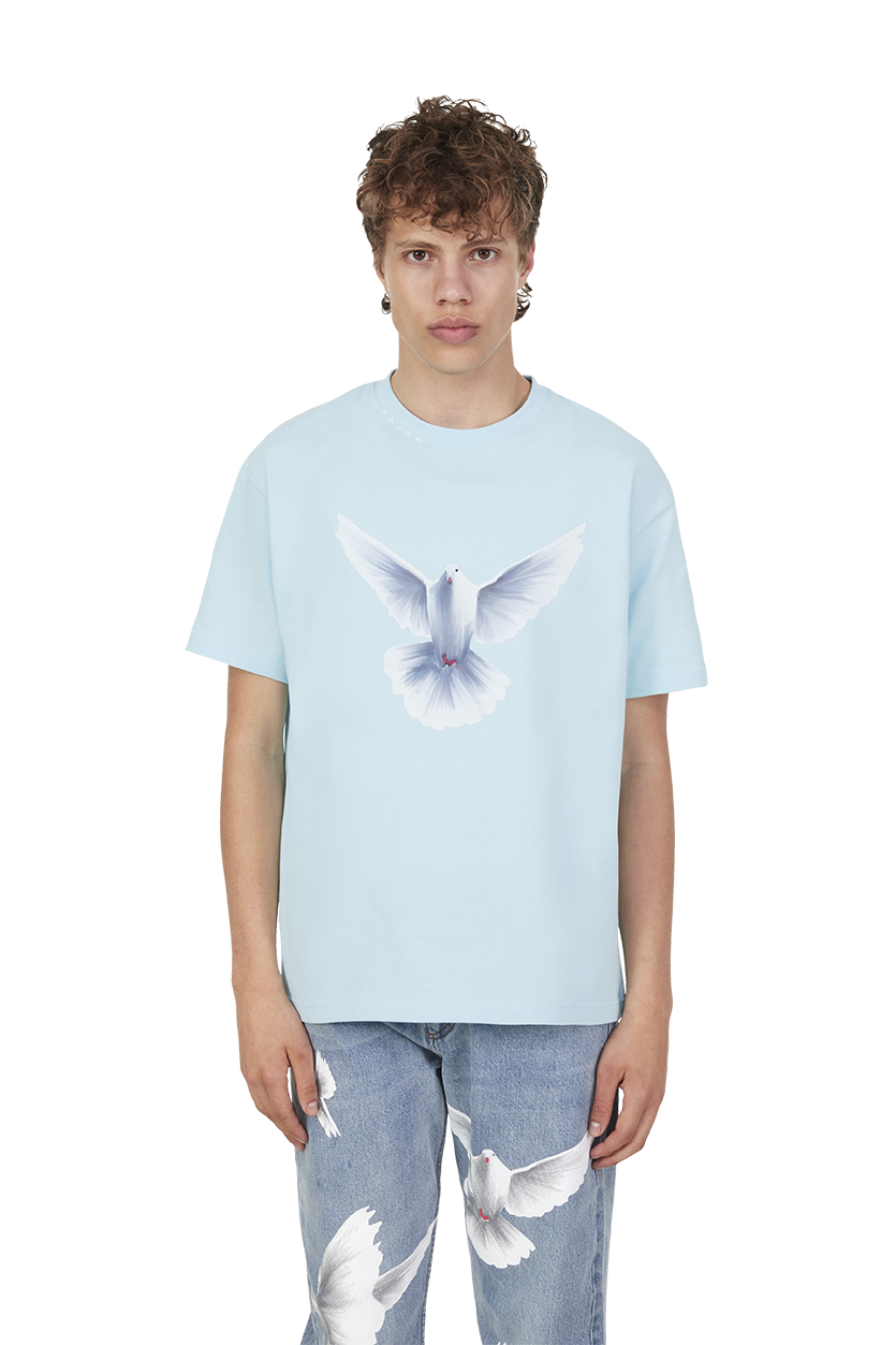 FLYING DOVE SKY BLUE T-SHIRT