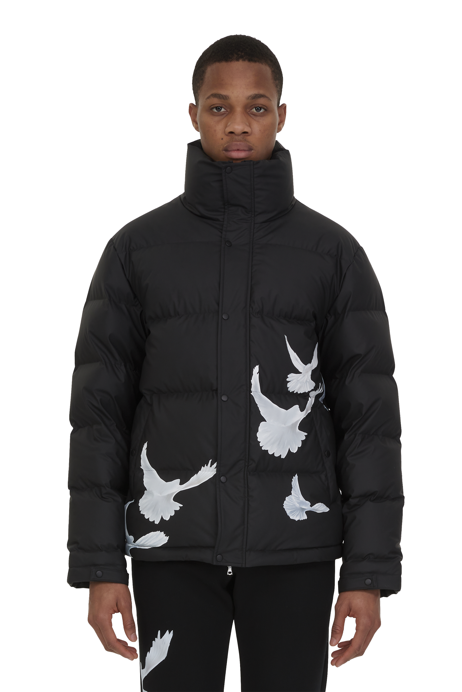 Singing Doves Puffer Jacket