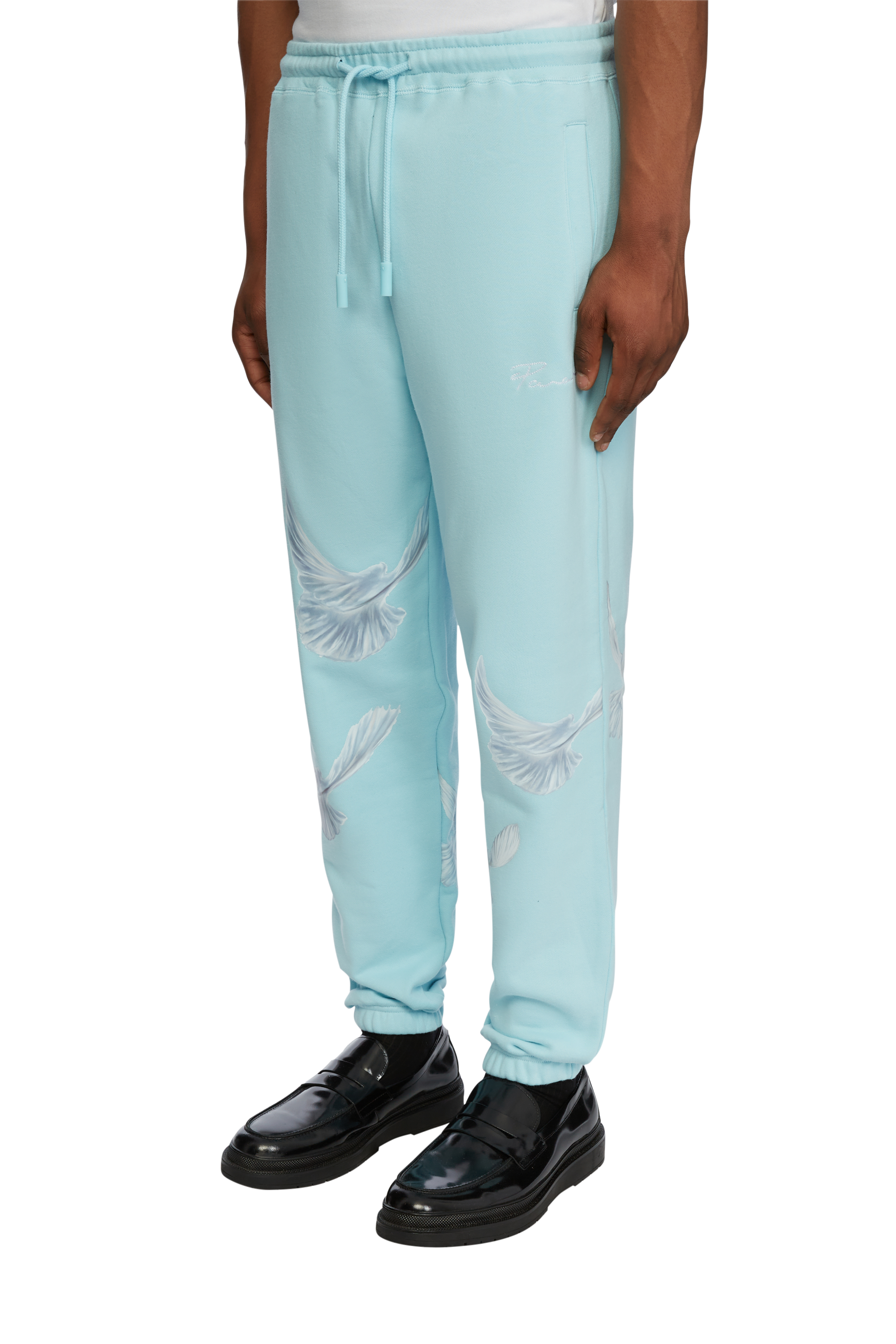 SINGING DOVES SKY BLUE LOUNGE PANTS