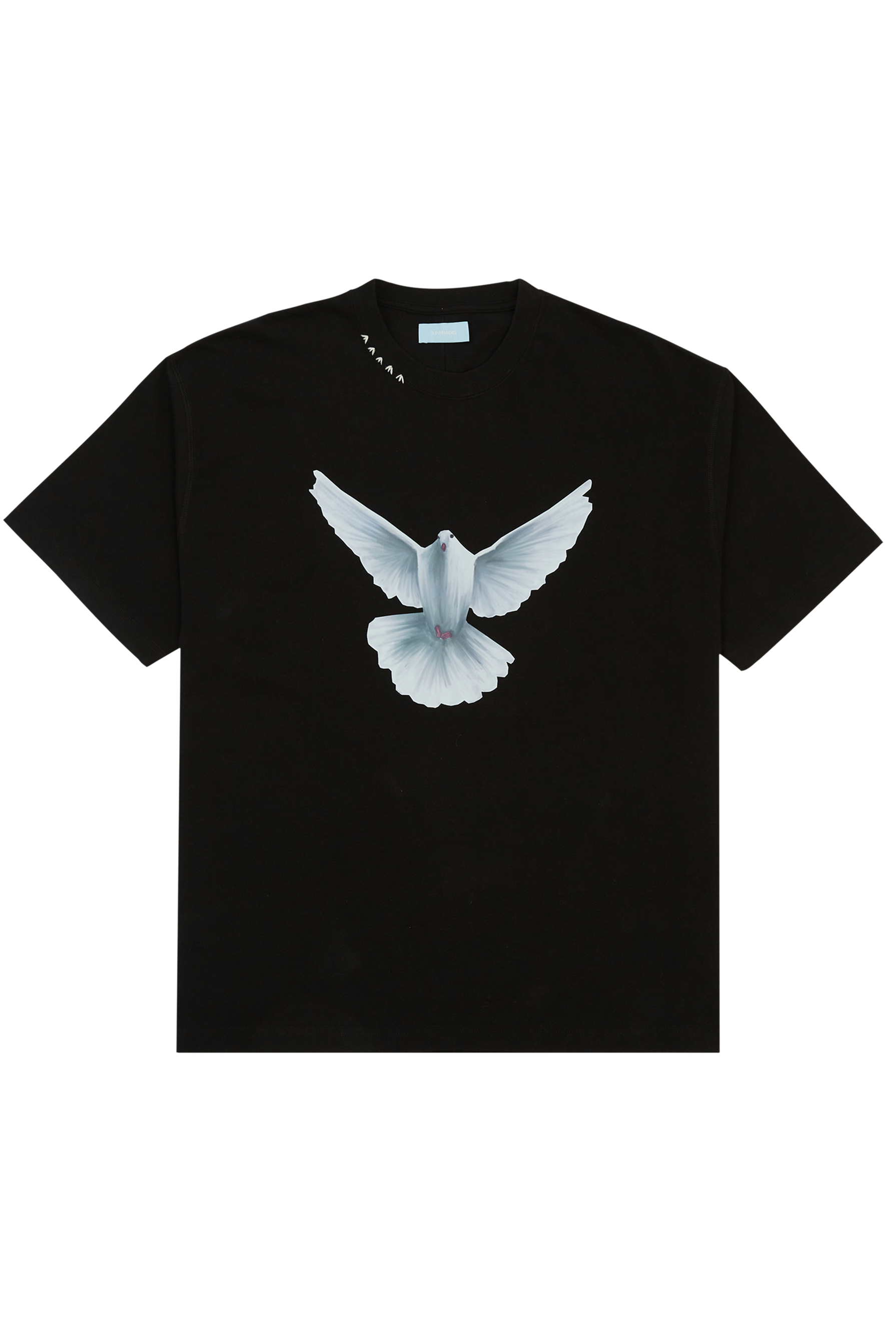 FLYING DOVE BLACK T-SHIRT