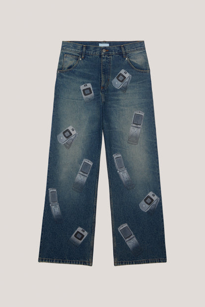 Razor Flip Phone Jeans