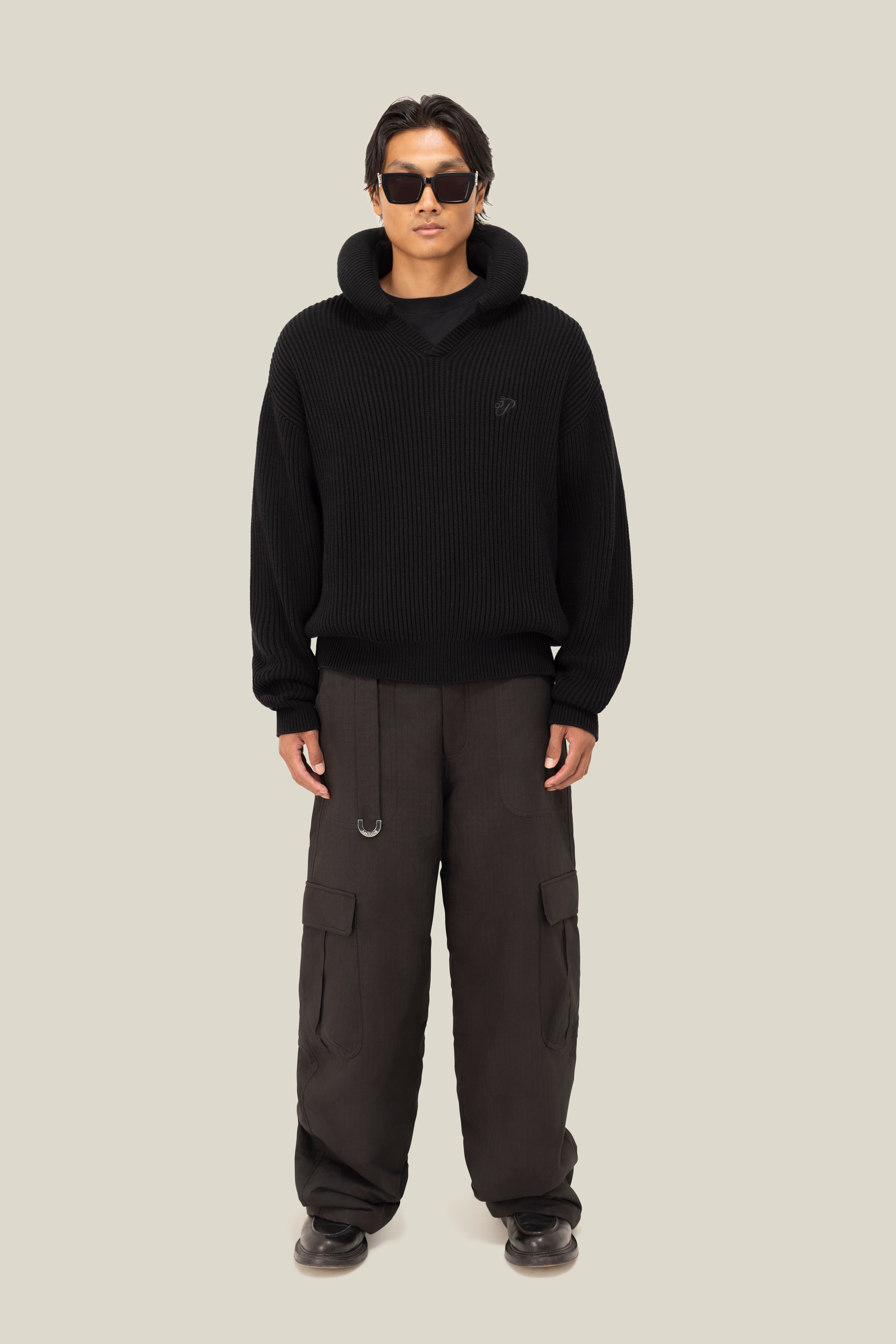 Pillow Neck Knit Sweater