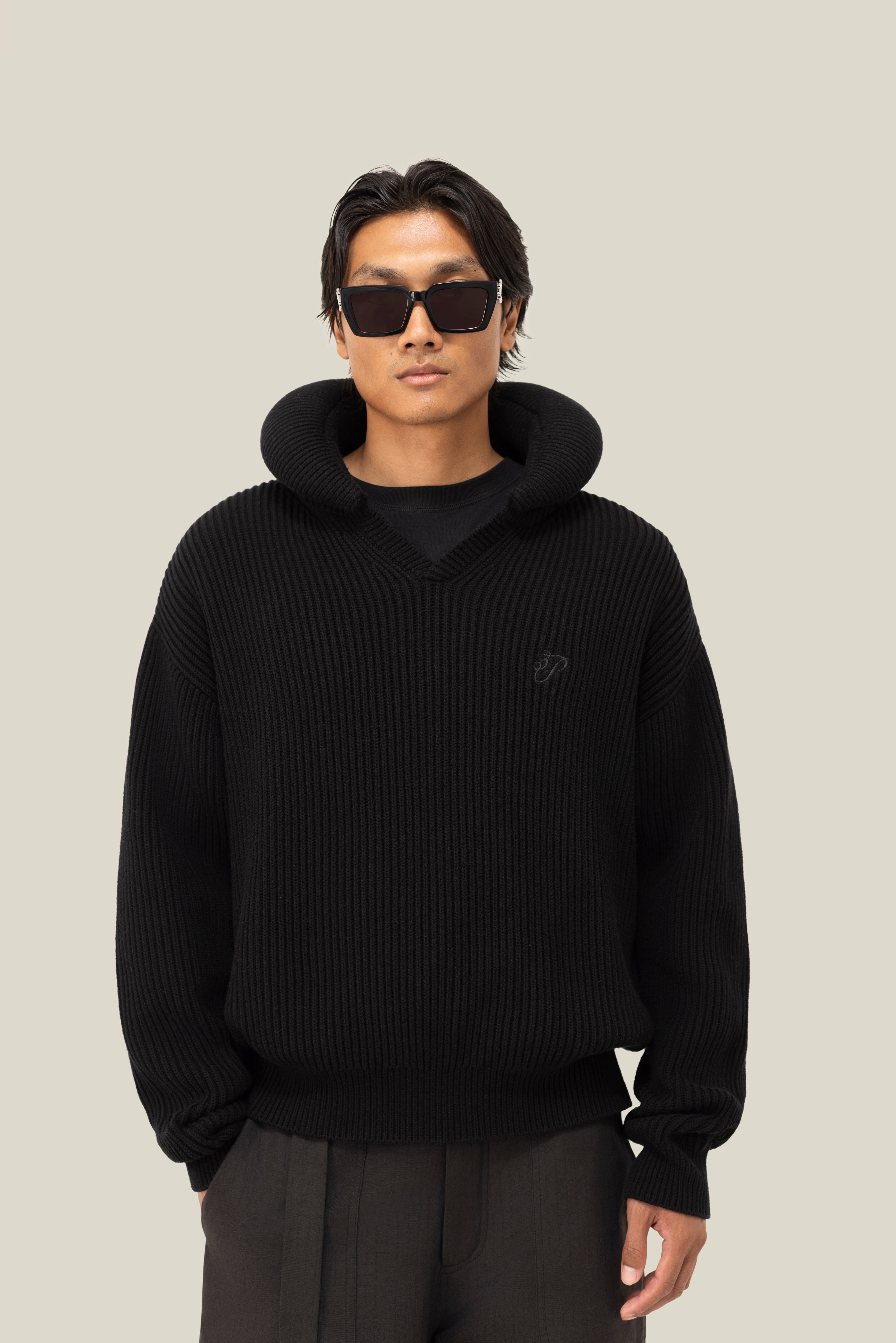 Pillow Neck Knit Sweater