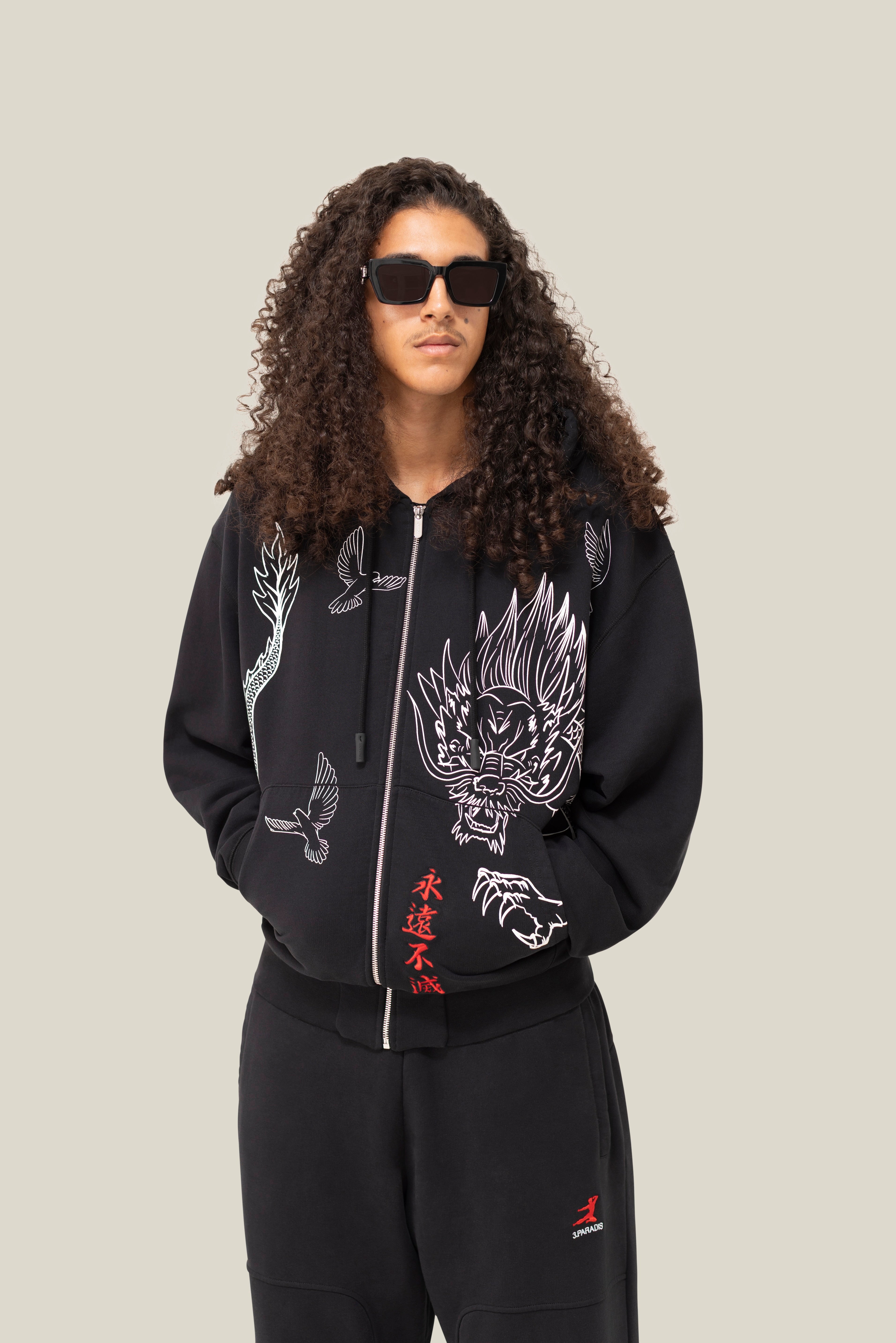 3.PARADIS x BRUCE LEE: Dragon Hooded Sweater
