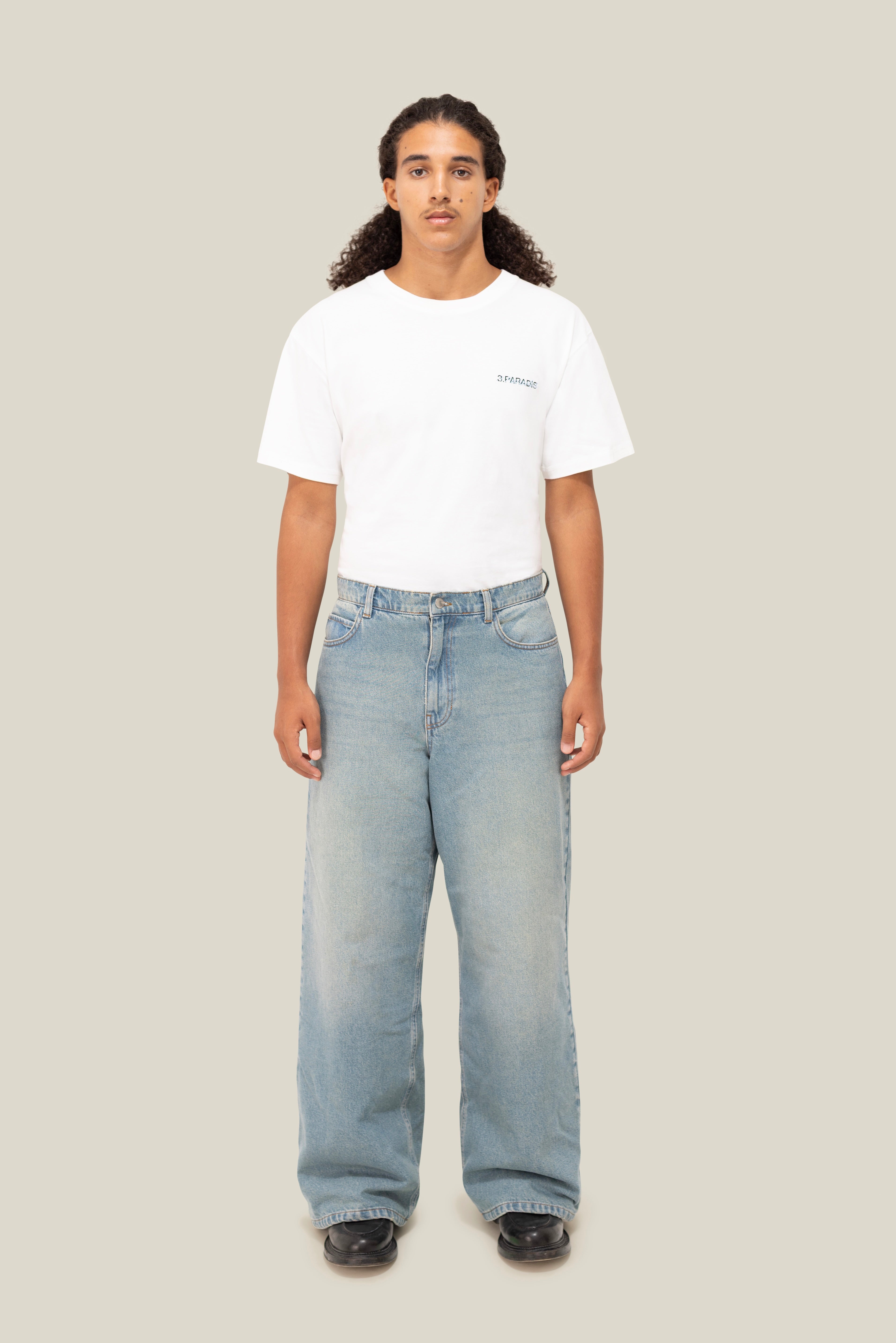 Padded Denim Jeans
