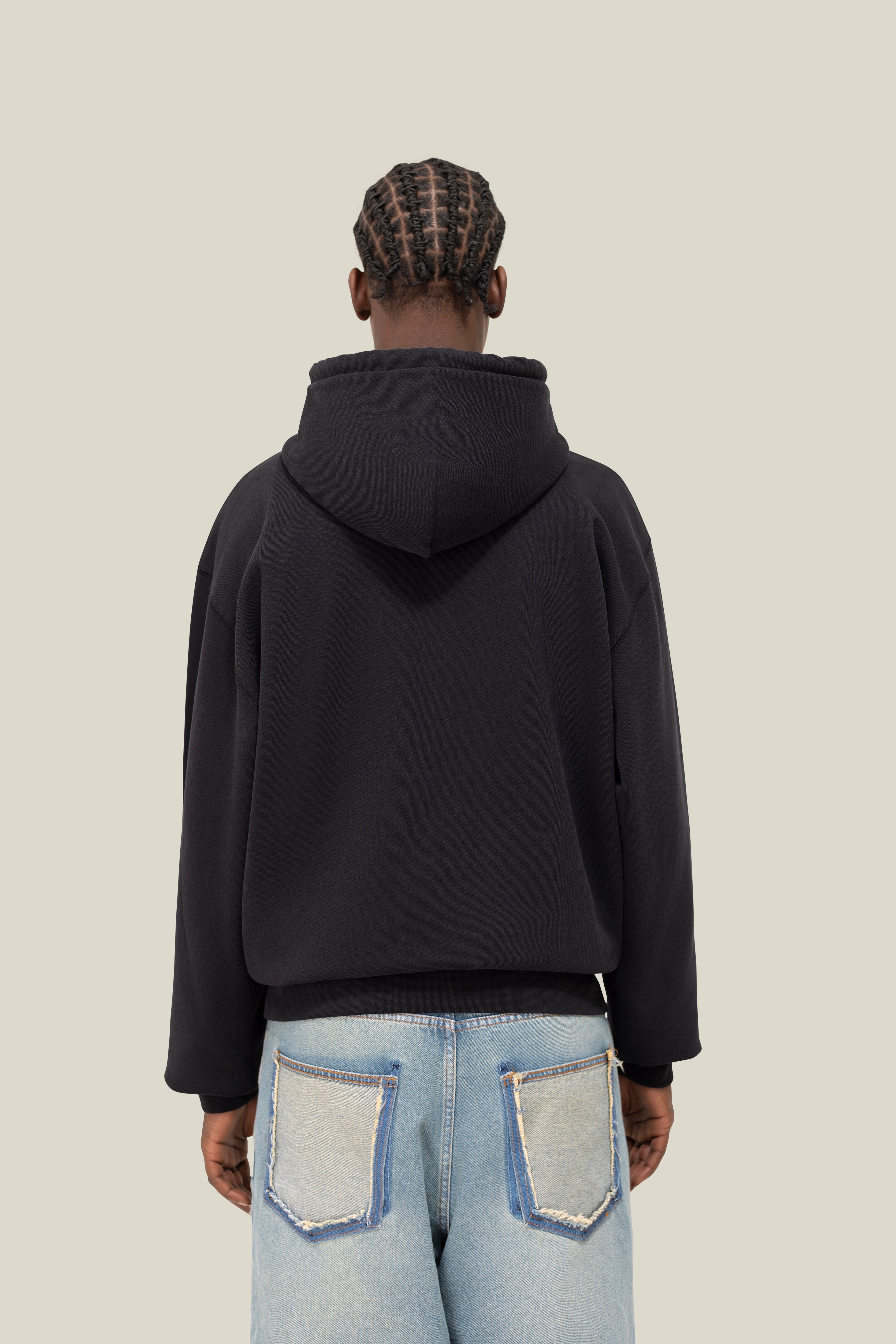3.PARADIS Double Logo Hooded Sweater