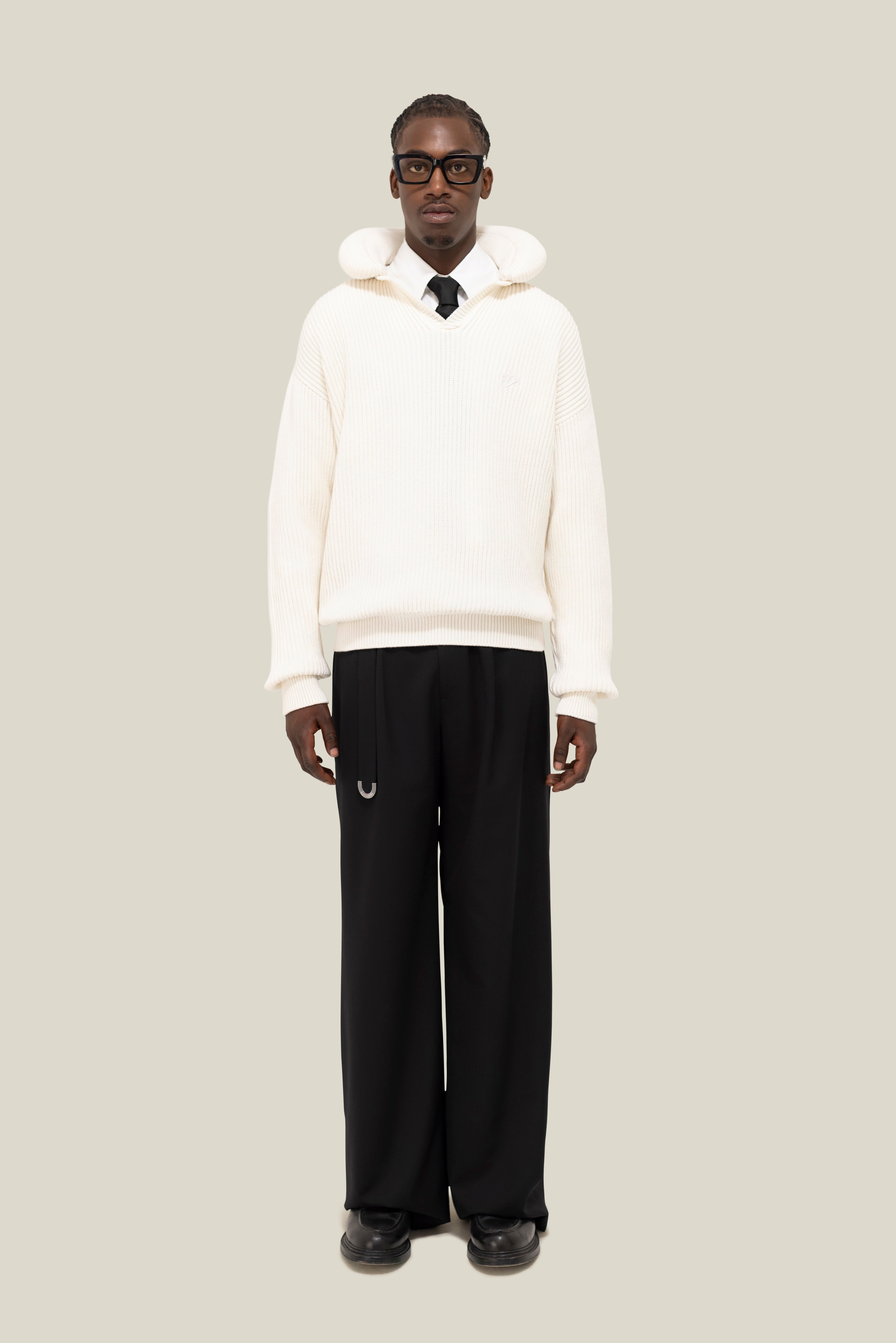 Pillow Neck Knit Sweater