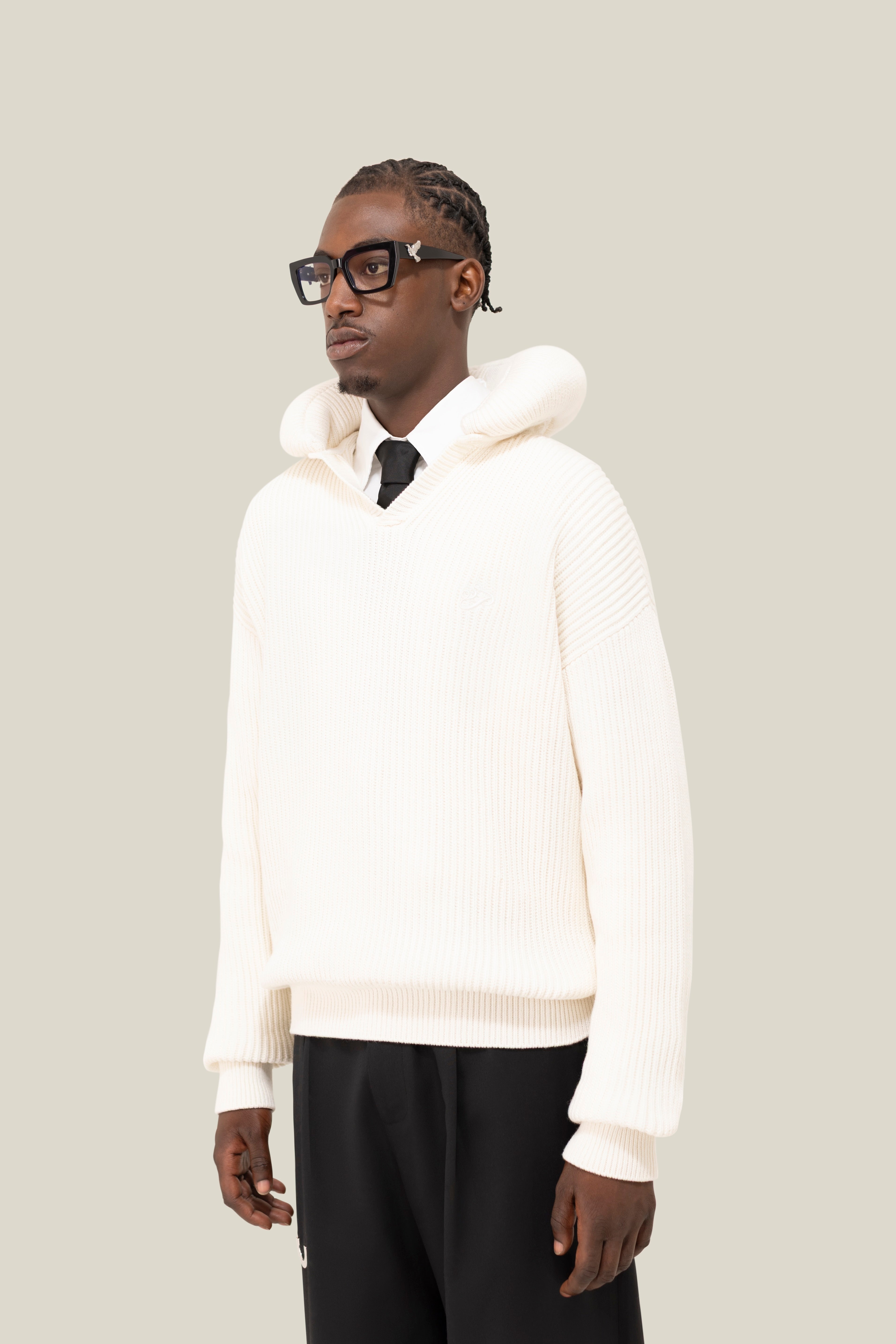 Pillow Neck Knit Sweater