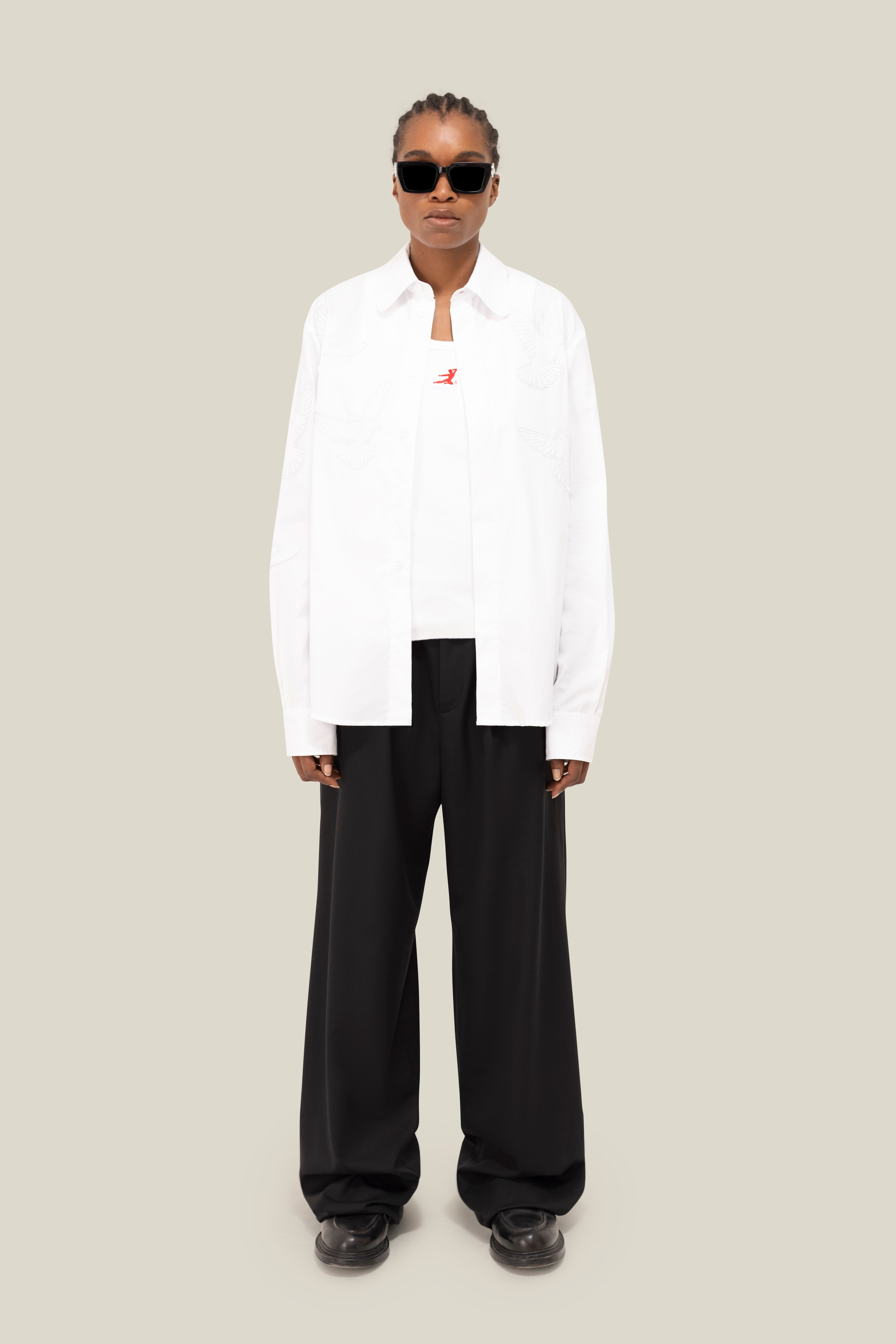 Flying Doves Button Shirt