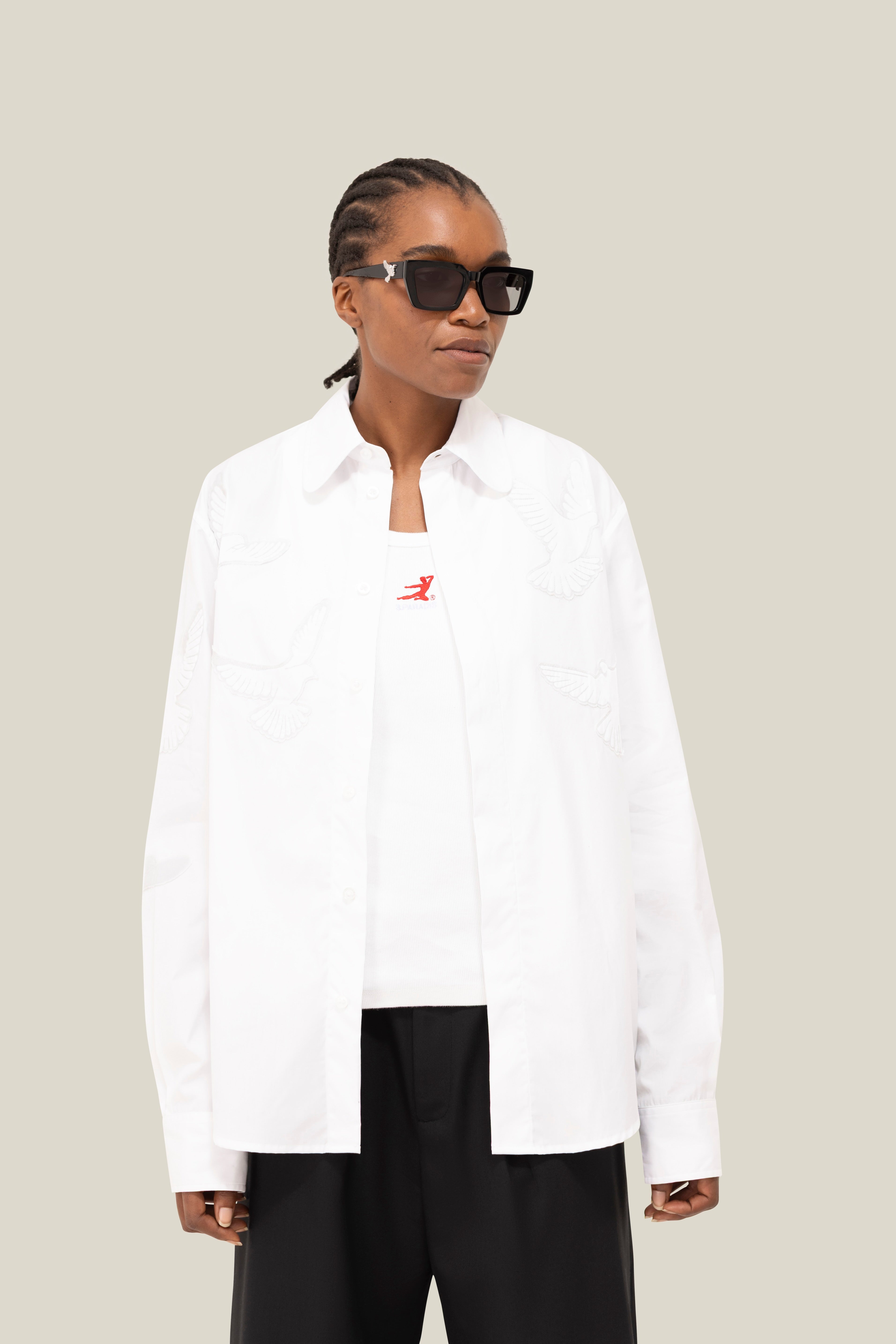Flying Doves Button Shirt
