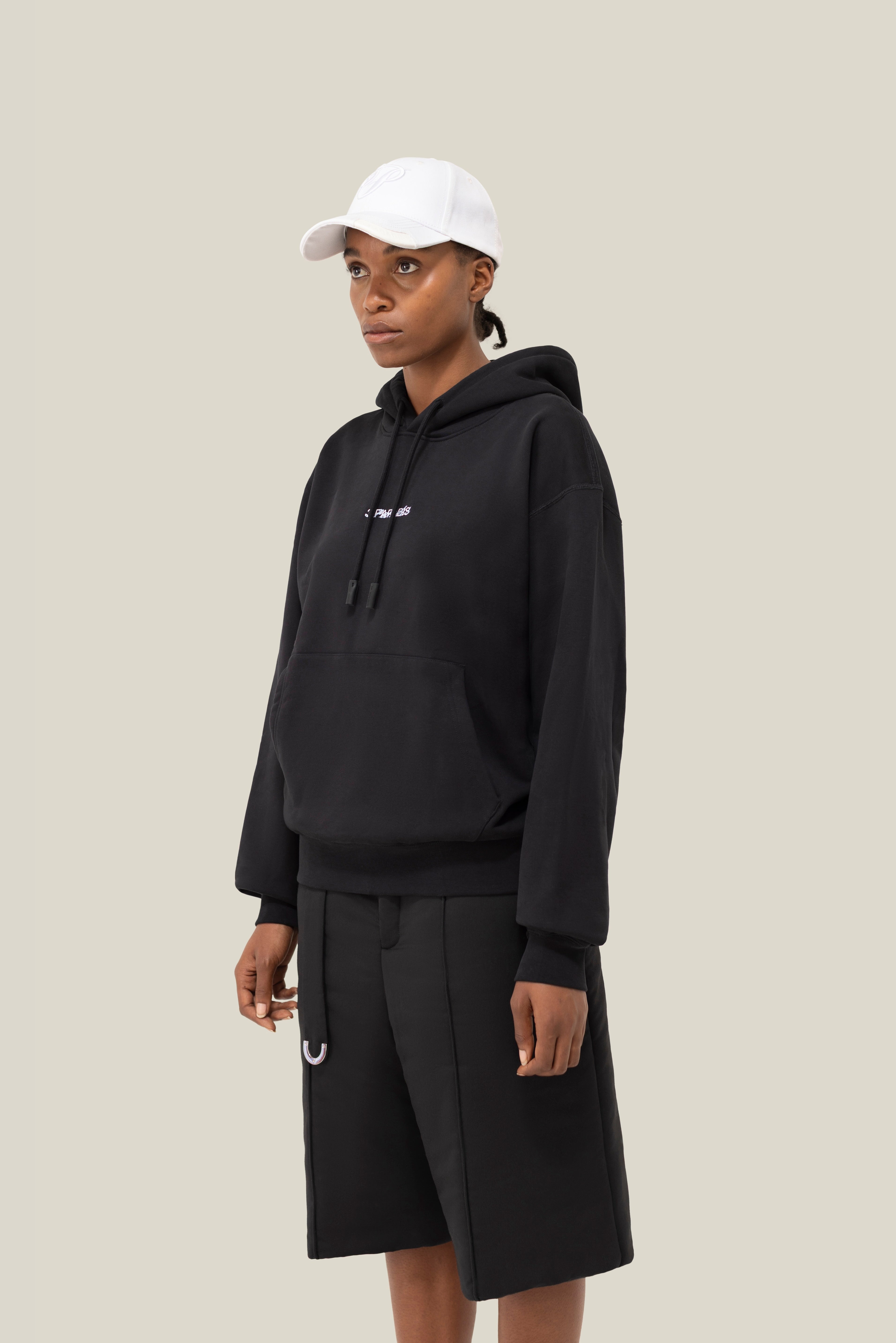 3.PARADIS Double Logo Hooded Sweater