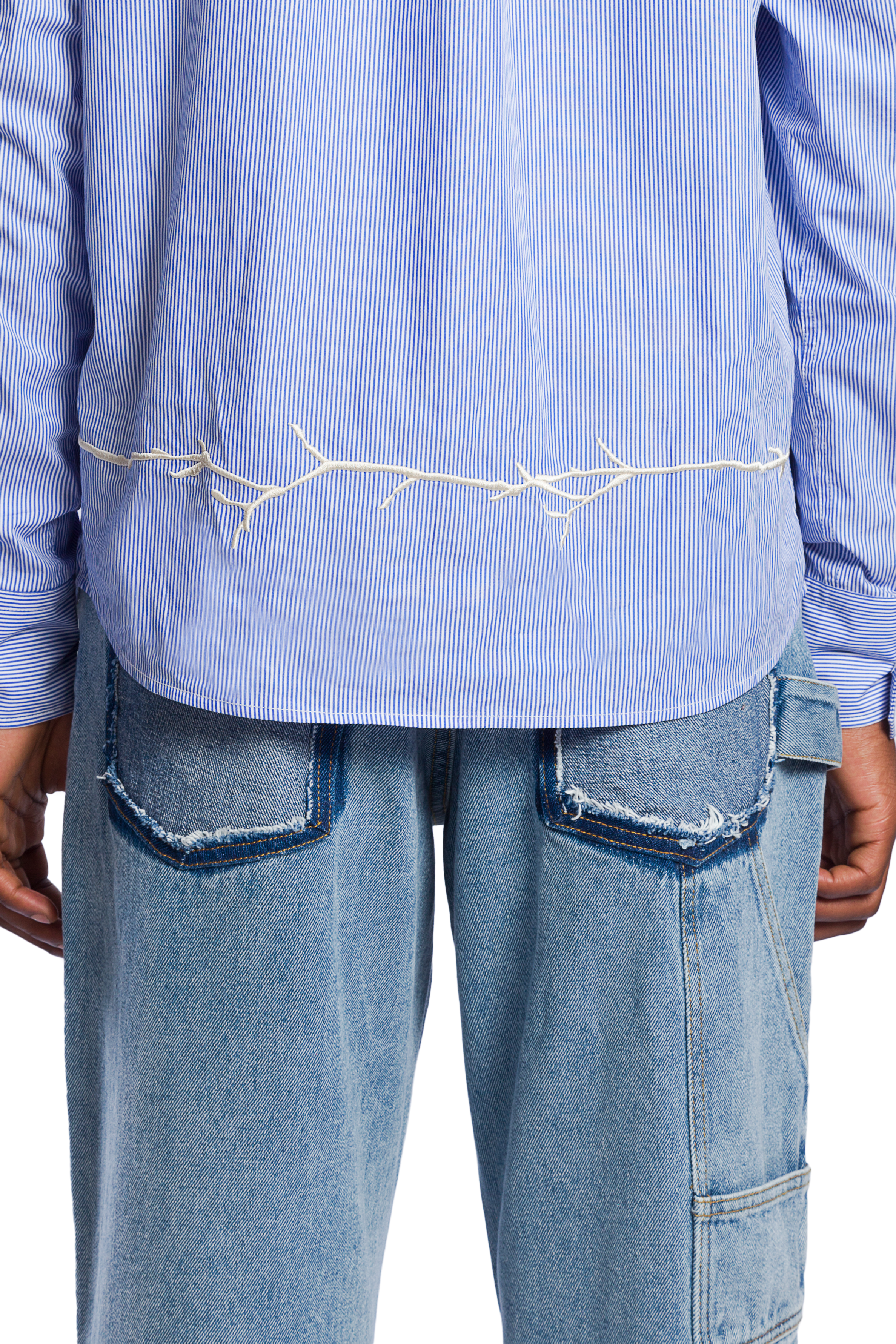 FAIE EMBROIDERY DETAIL SHIRT