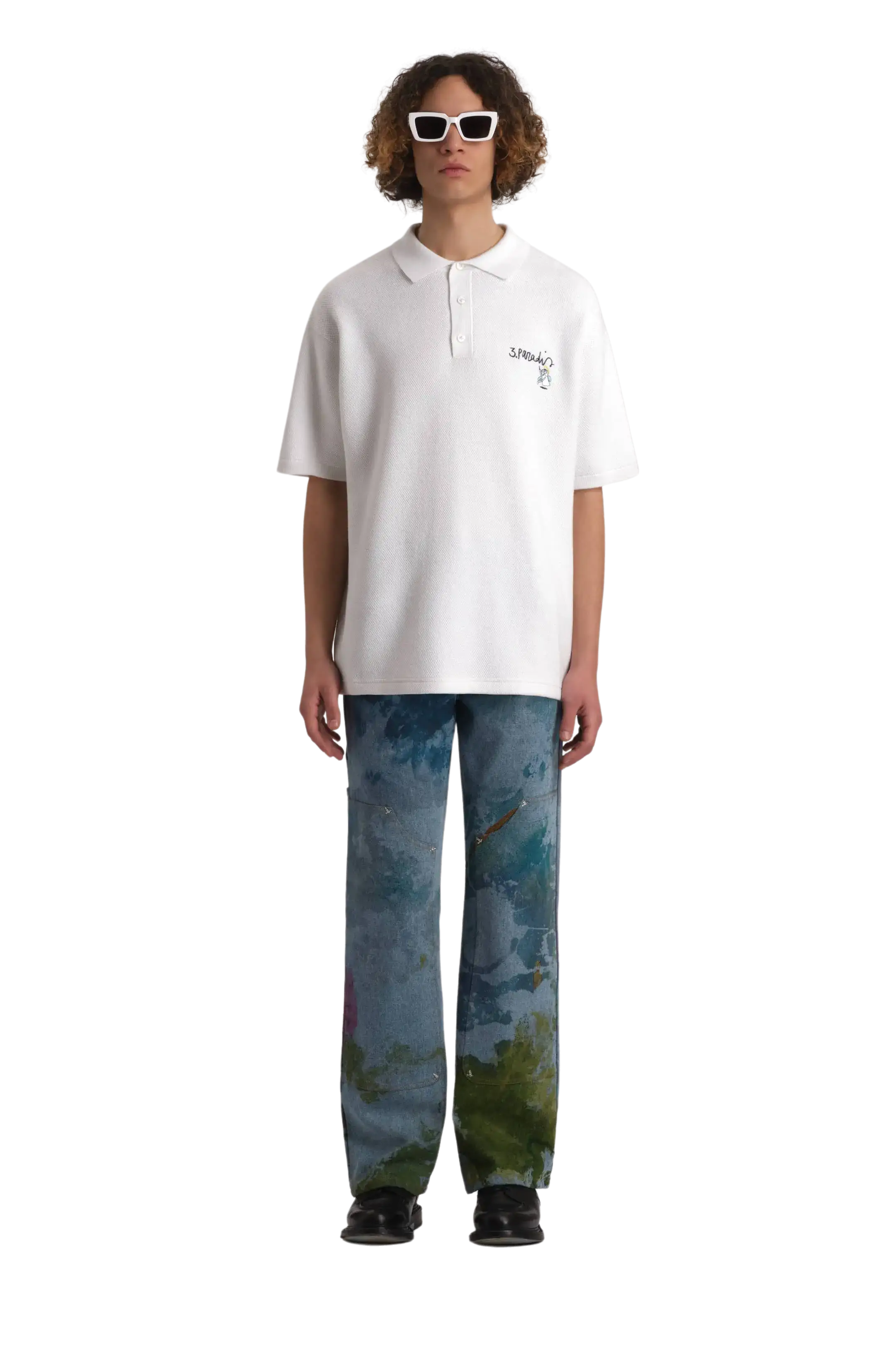 3.PARADIS & Edgar Plans : Small Logo Polo