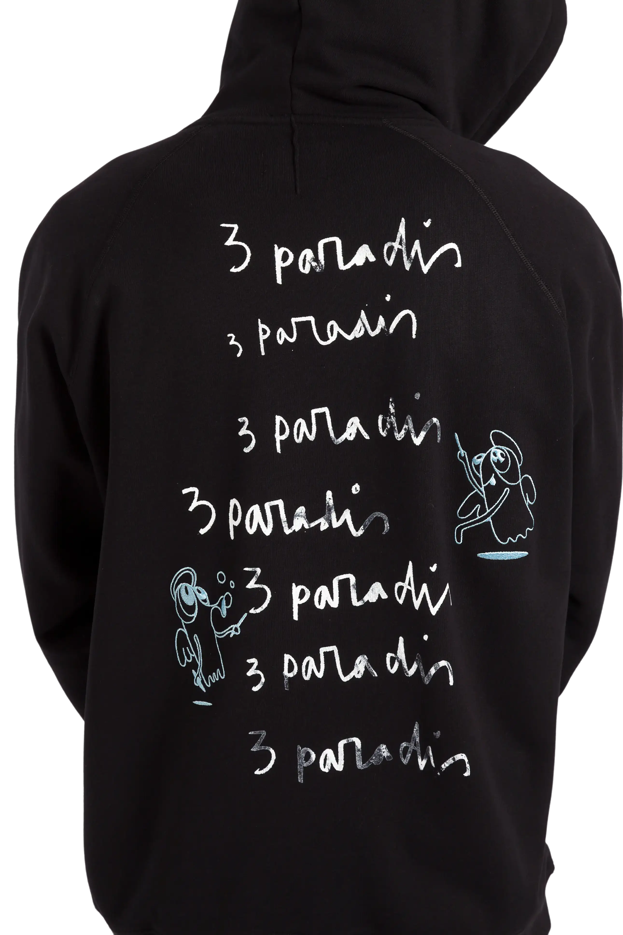3.PARADIS x Edgar Plans : Chalkboard Hooded Sweater